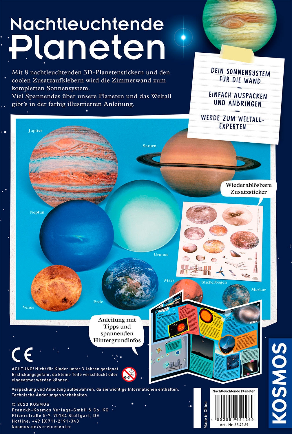 Kosmos Experimentierkasten »Nachtleuchtende Planeten«