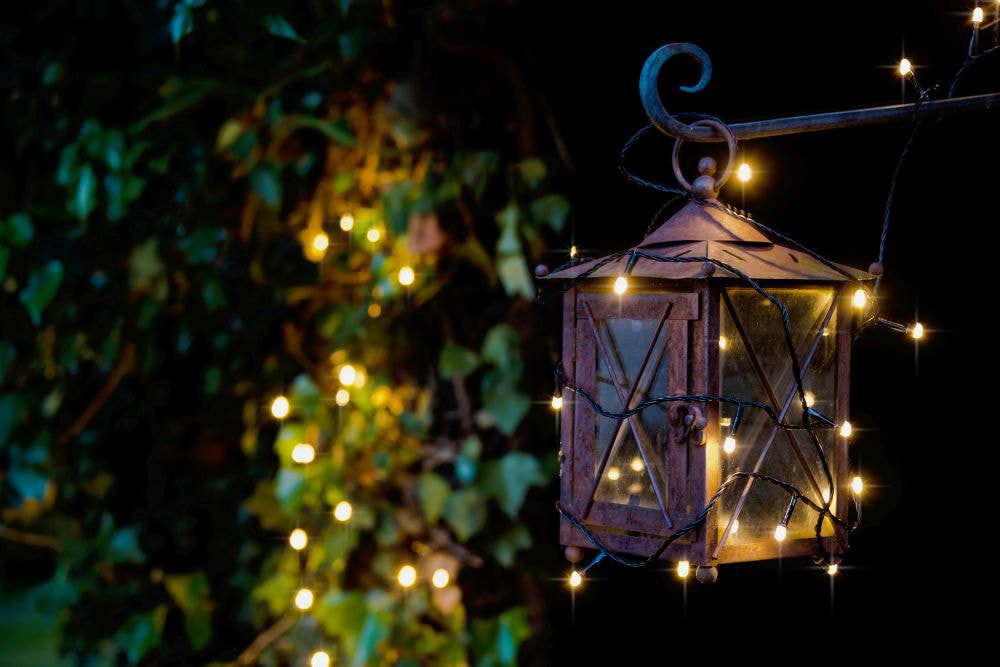 KONSTSMIDE LED-Lichterkette »Weihnachtsdeko aussen«, gefrostet, 200 warm weiße Dioden
