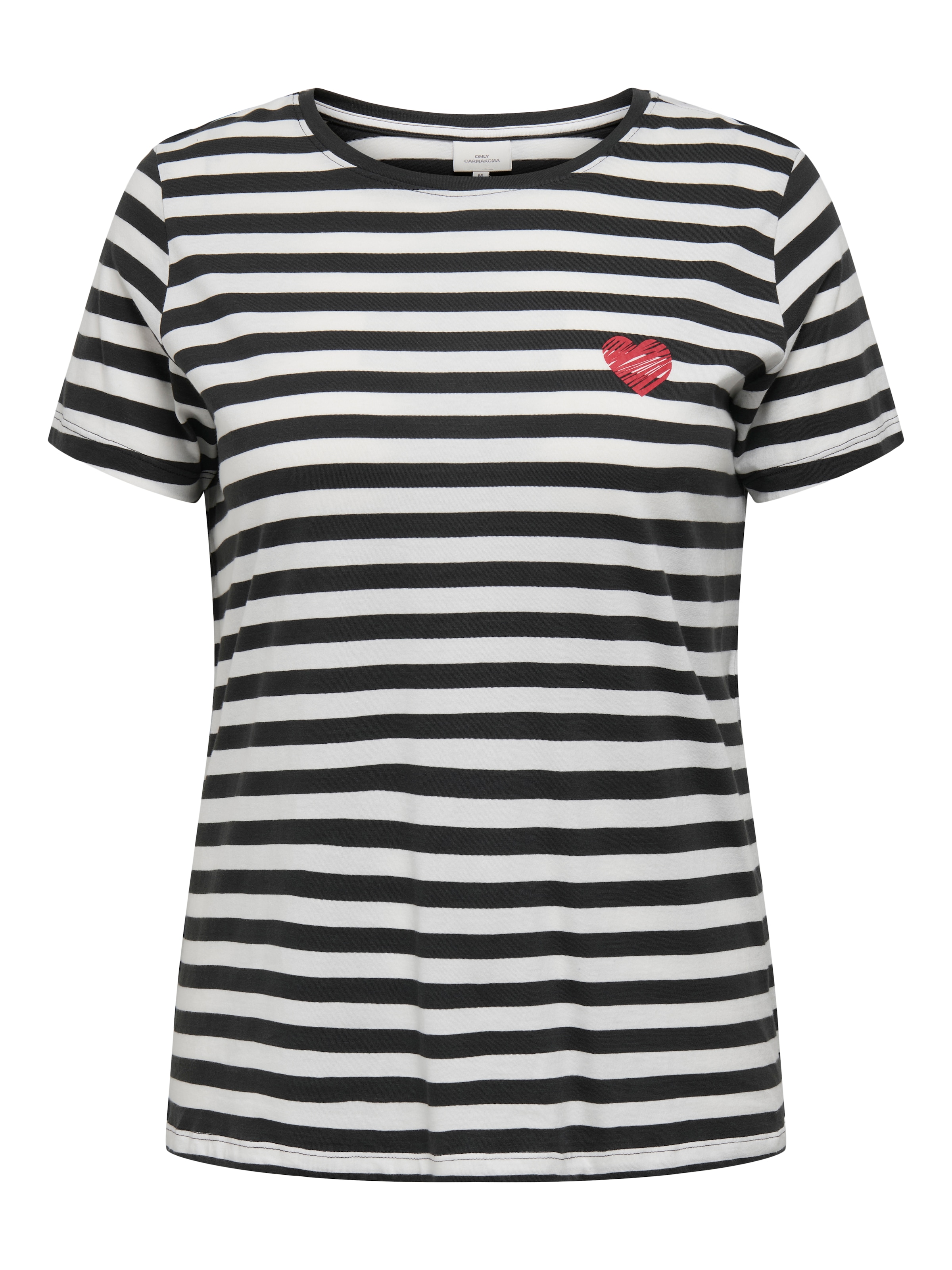 ONLY CARMAKOMA Kurzarmshirt »CARMOODY LIFE SS REG TEE JRS«