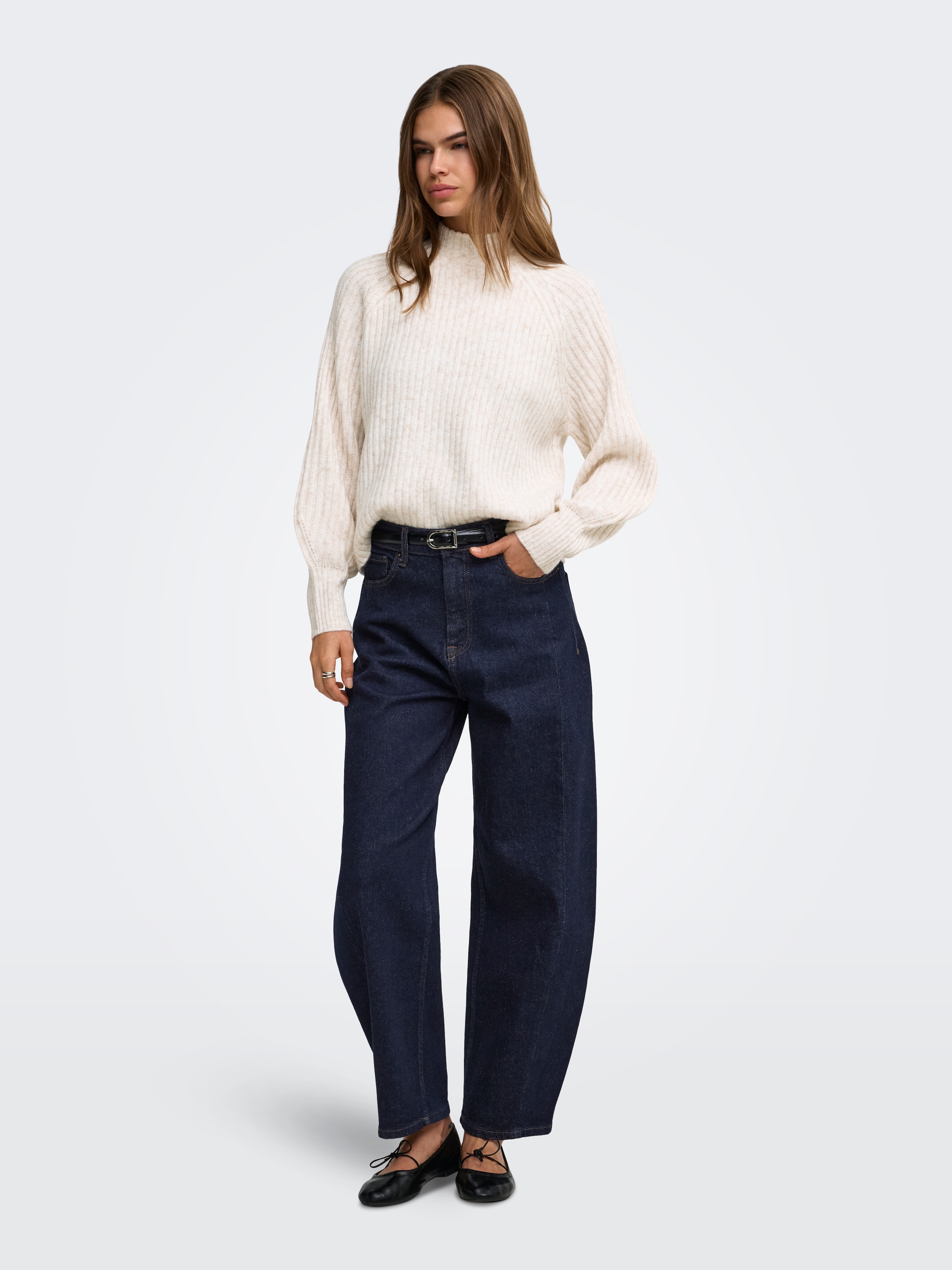 ONLY Strickpullover »ONLKALIBU L/S PULLOVER KNT NOOS« Kunstfaser, regular fit