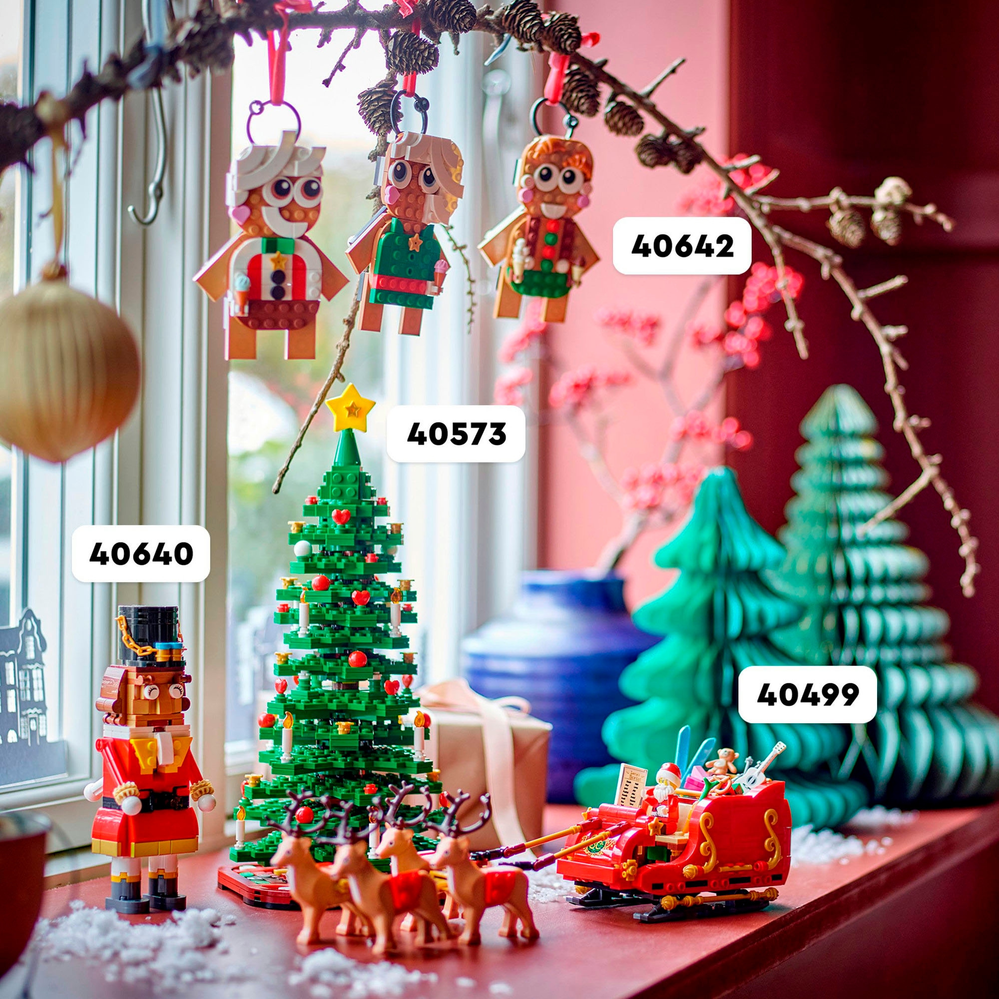 LEGO® Konstruktionsspielsteine »Weihnachtsbaum (40573), LEGO Iconic«, (784 St.), Made in Europe