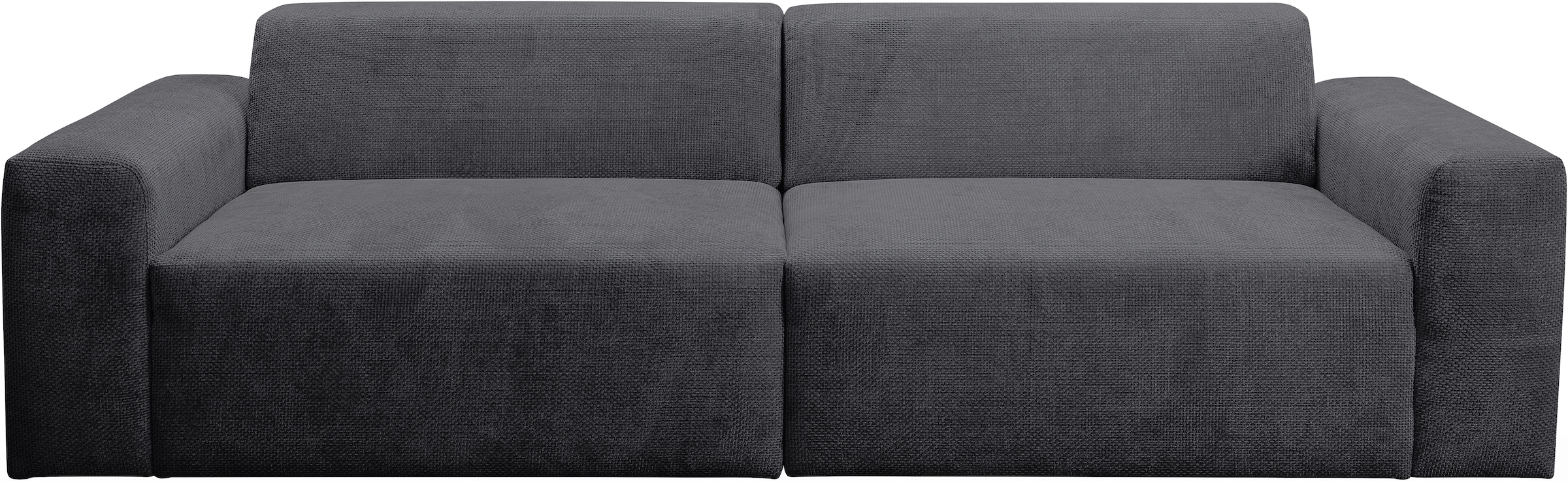 WERK2 Sofa »Zeus 3-Sitzer, Big-Sofa, Breite 256cm, Tiefe 105cm, modern und bequem«, Curvy Trend 3-Sitzer mit urbaner Optik