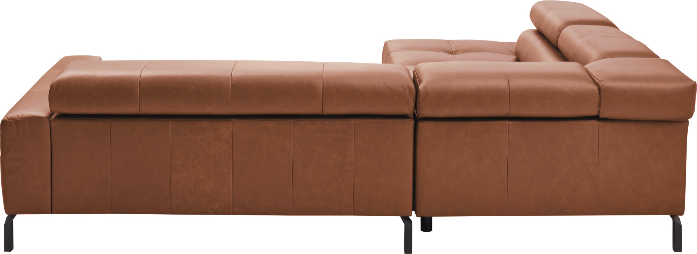Places of Style Ecksofa »Claya, L-Form, incl. Kopfteilverstellung, Breite 276 cm«, wahlweise elektrischer Sitzvorzug