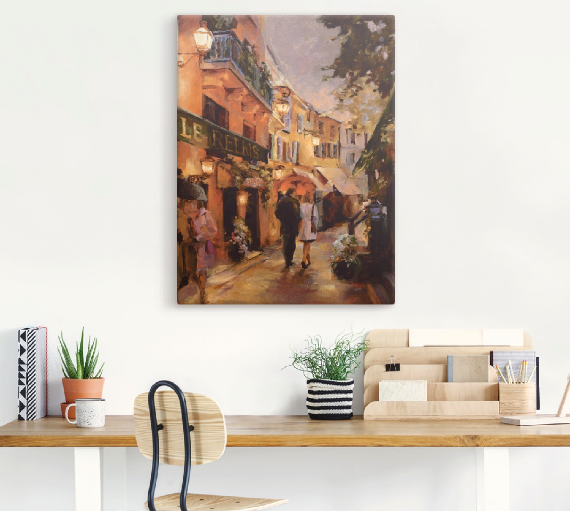 Artland Wandbild »Abend in Paris I«, Frankreich, (1 St.), als Leinwandbild, günstig online kaufen