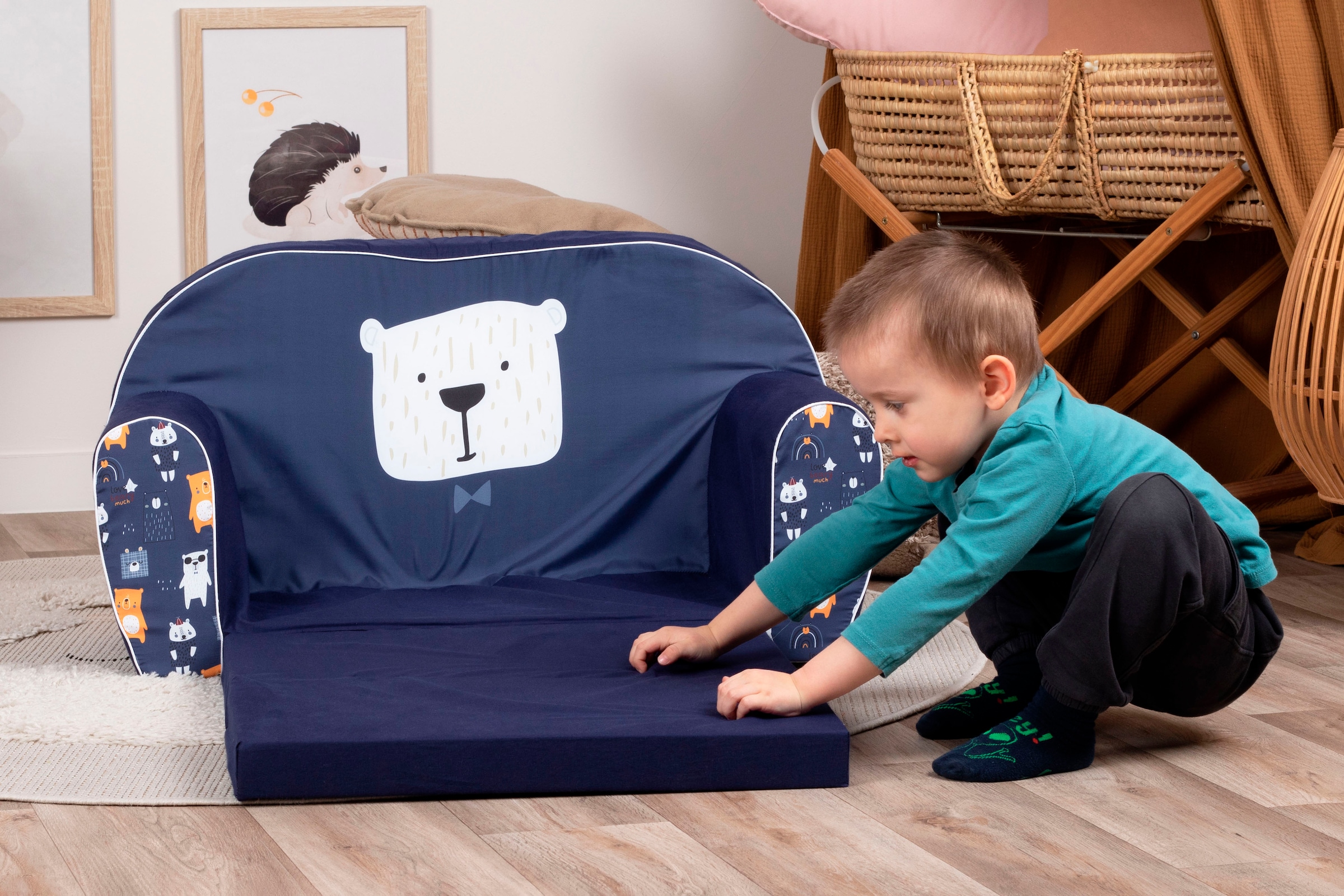 Knorrtoys® Sofa »Pretty bear«, für Kinder; Made in Europe