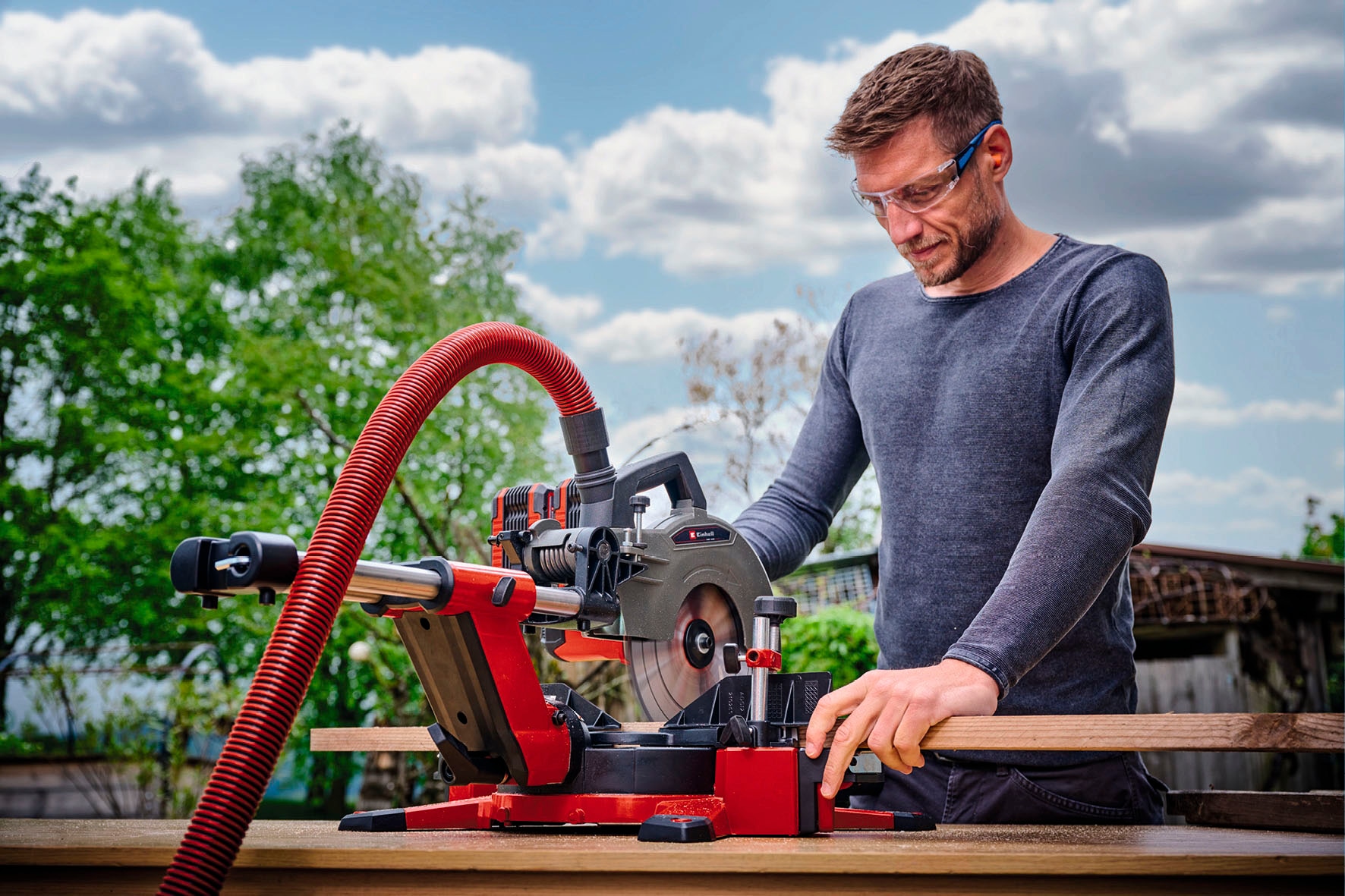 Einhell Kapp- und Gehrungssäge »TE-SM 36/10 L Li-Solo«, (Packung, 3 St.), Power X-Change, ohne Akku und Ladegerät