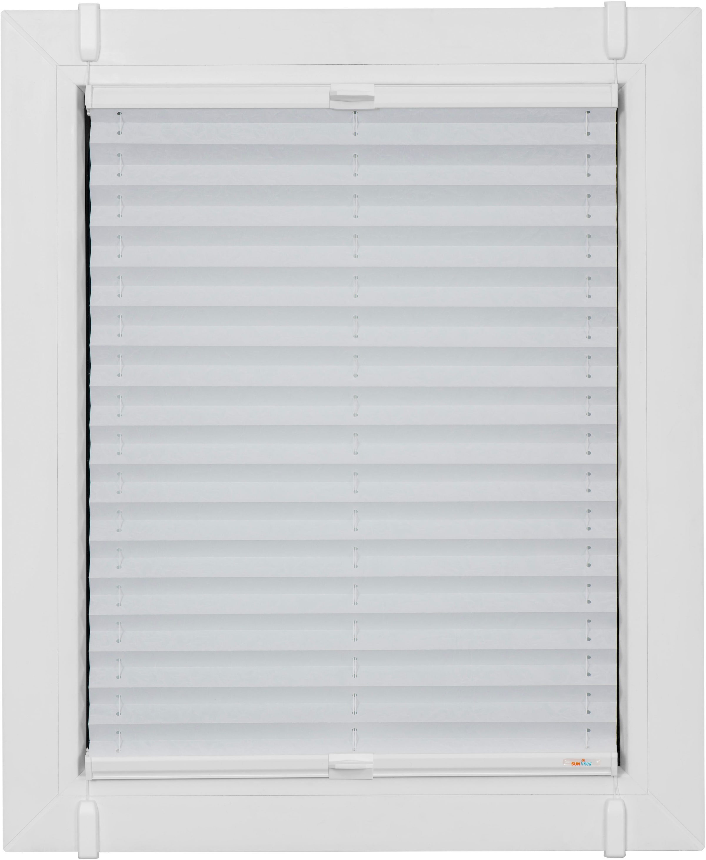 sunlines Plissee »One Size Style Crush« blickdicht ohne Bohren verspannt günstig online kaufen