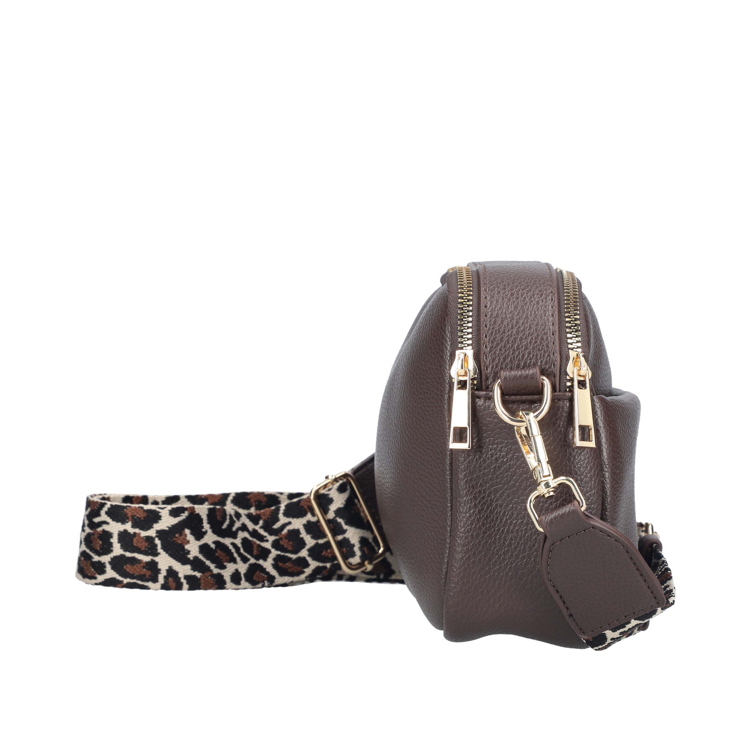 Rieker Umhängetasche Damen Schultertasche, Handtasche mit zwei Reißverschlüssen