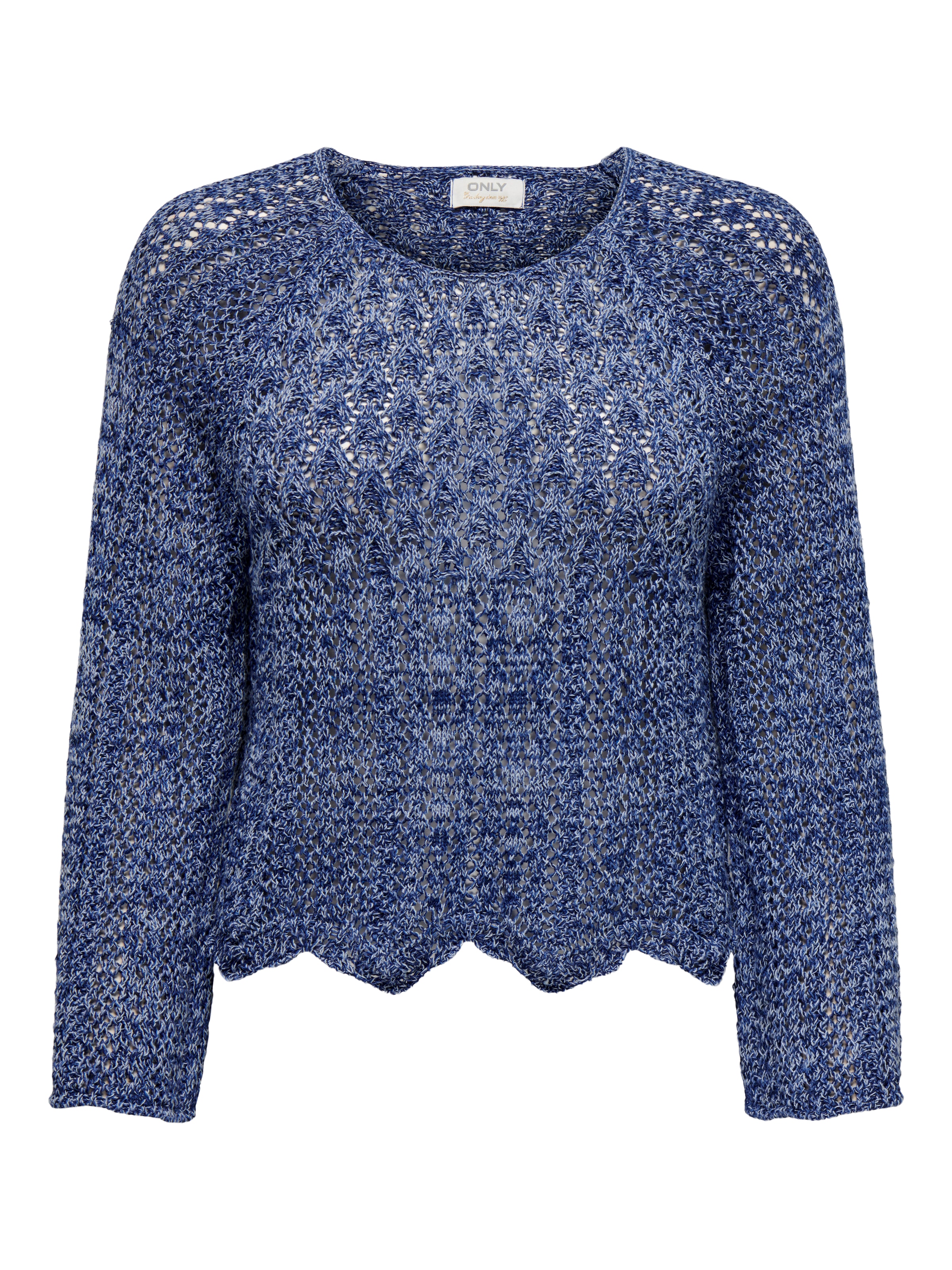 ONLY Rundhalspullover »ONLNOLA LIFE 3/4 PULLOVER KNT NOOS«