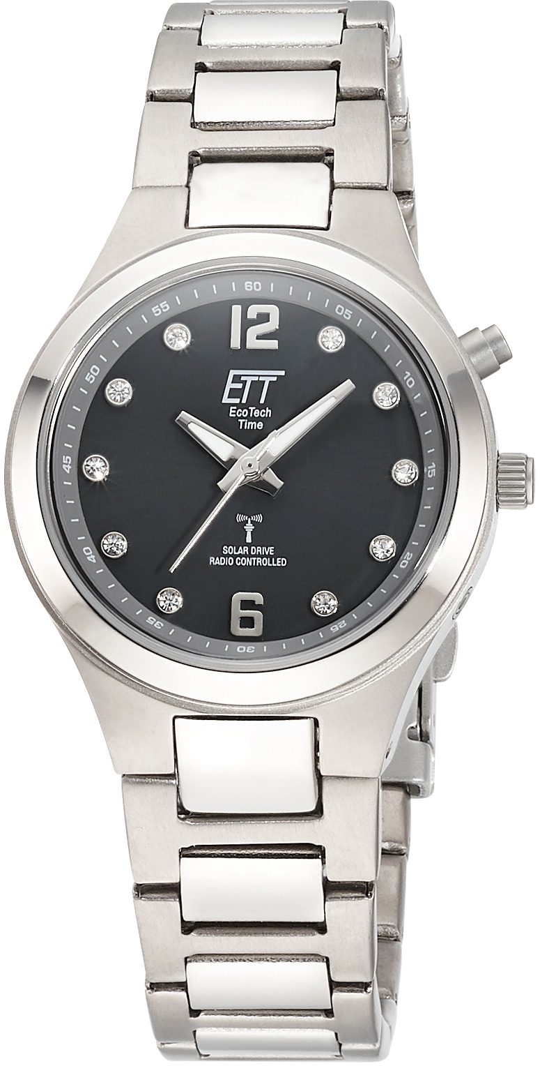 ETT Funkuhr »Everest, ELT-11466-24M«, Armbanduhr, Damenuhr, Solar günstig online kaufen