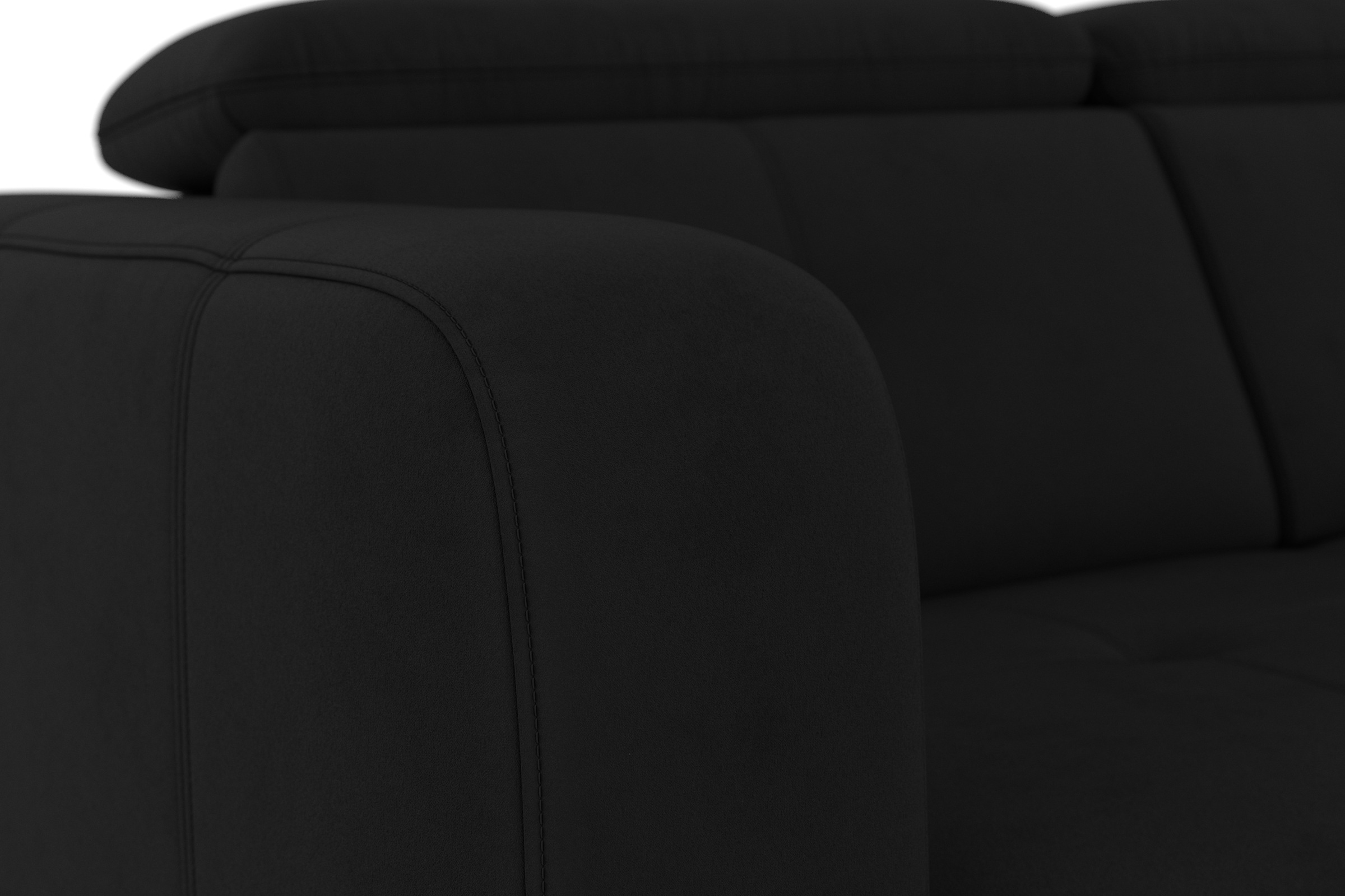 sit&more Ecksofa »Belluci L-Form«, inklusive Federkern, wahlweise mit Bettfunktion und Bettkasten