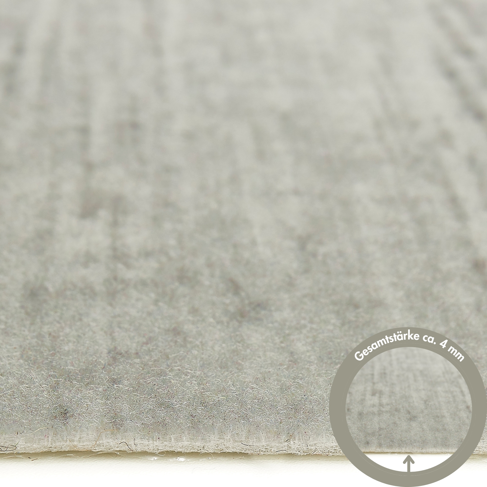 Andiamo Teppichfliese »Paris Nadelfilz«, quadratisch, 4 mm Höhe, 40x40 cm, selbstklebend, robust & strapazierfähig, 25 Stück (4 qm)