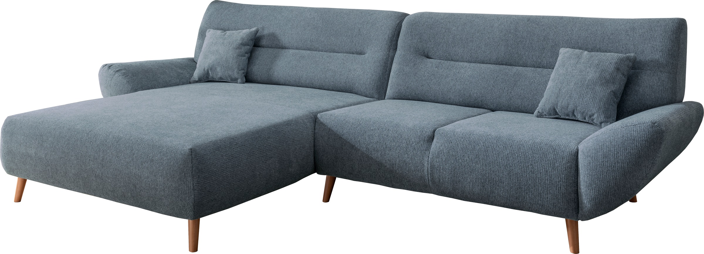 INOSIGN Ecksofa »Drago, elegant und zeitlos, komfortabel, Holzfuß, L-Form«, günstig online kaufen