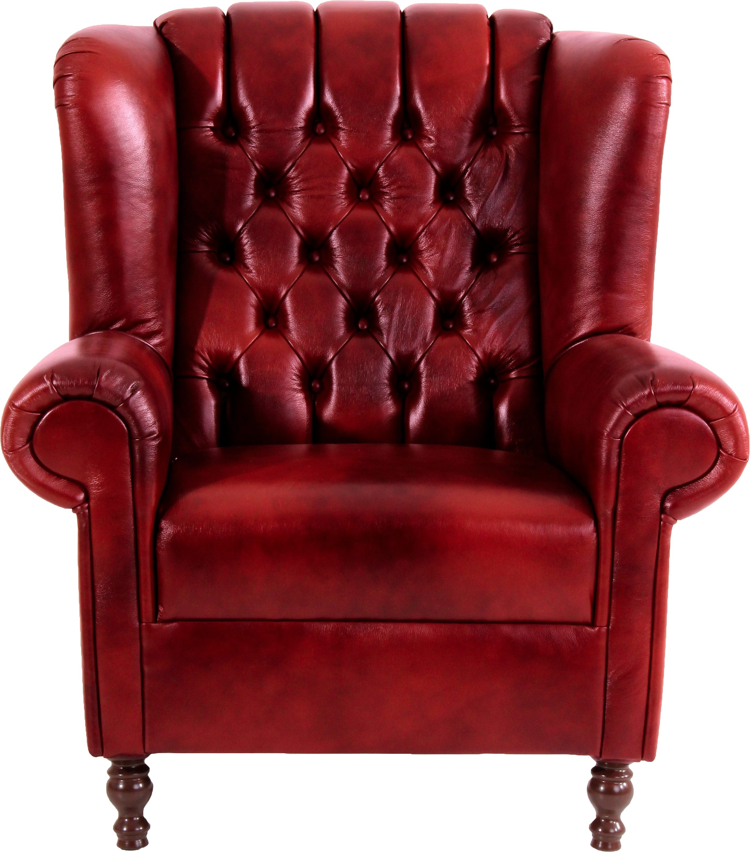 Max Winzer® Ohrensessel »Valerie Chesterfield Clubsessel der Extraklasse, hoher Sitzkomfort«, Retro und modern, mit edler Knopfheftung