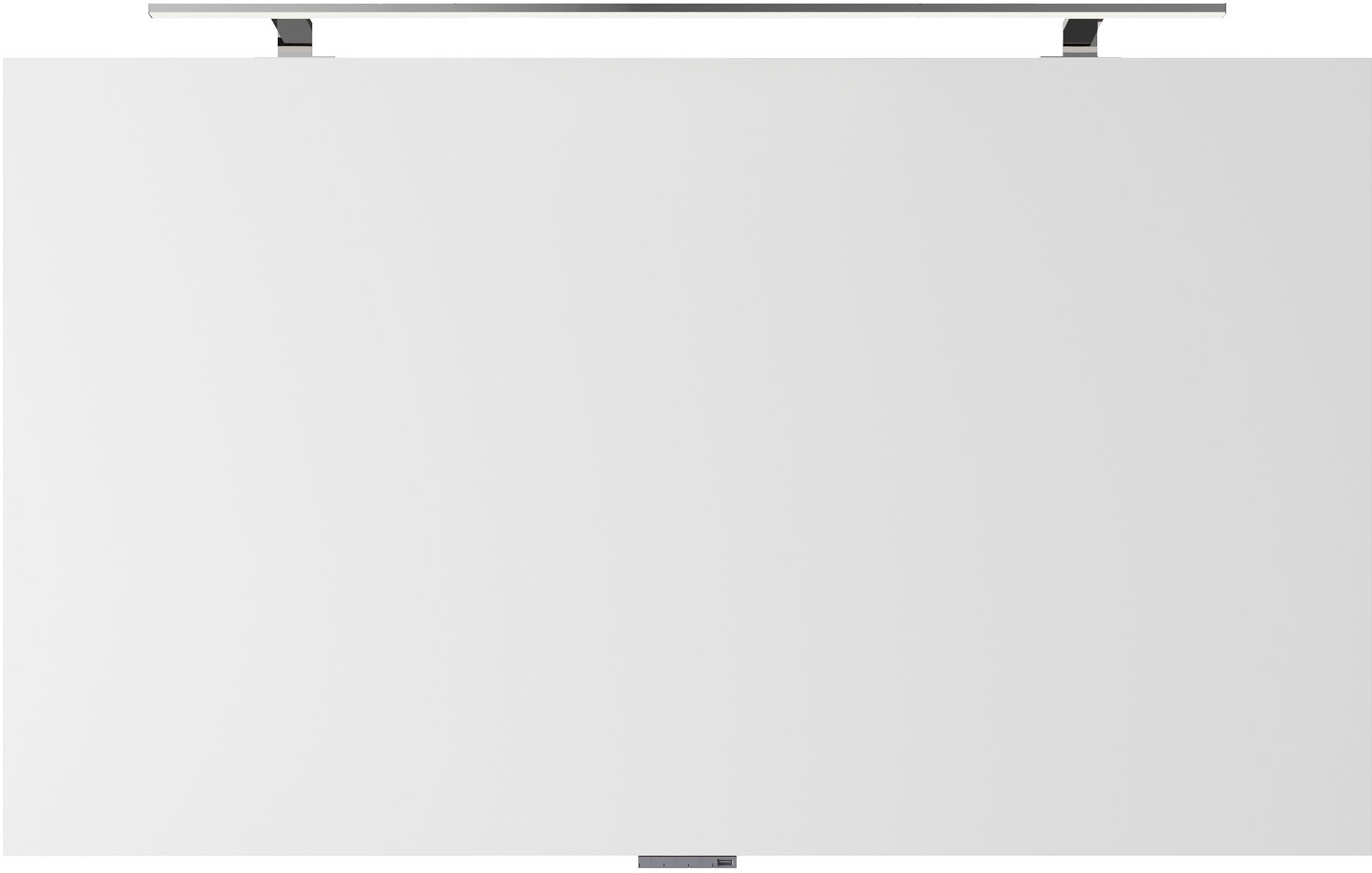 Saphir Badmöbel-Set »Serie 4035 2-teilig, Keramik-Doppelwaschtisch mit LED-Spiegel« Set, 