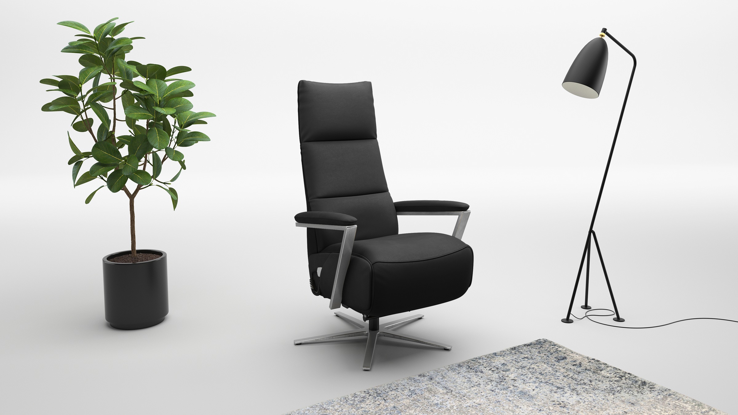 sit&more TV-Sessel »Vario Comfort, inkl. Kopfteilverstellung & 360 Grad Dre günstig online kaufen