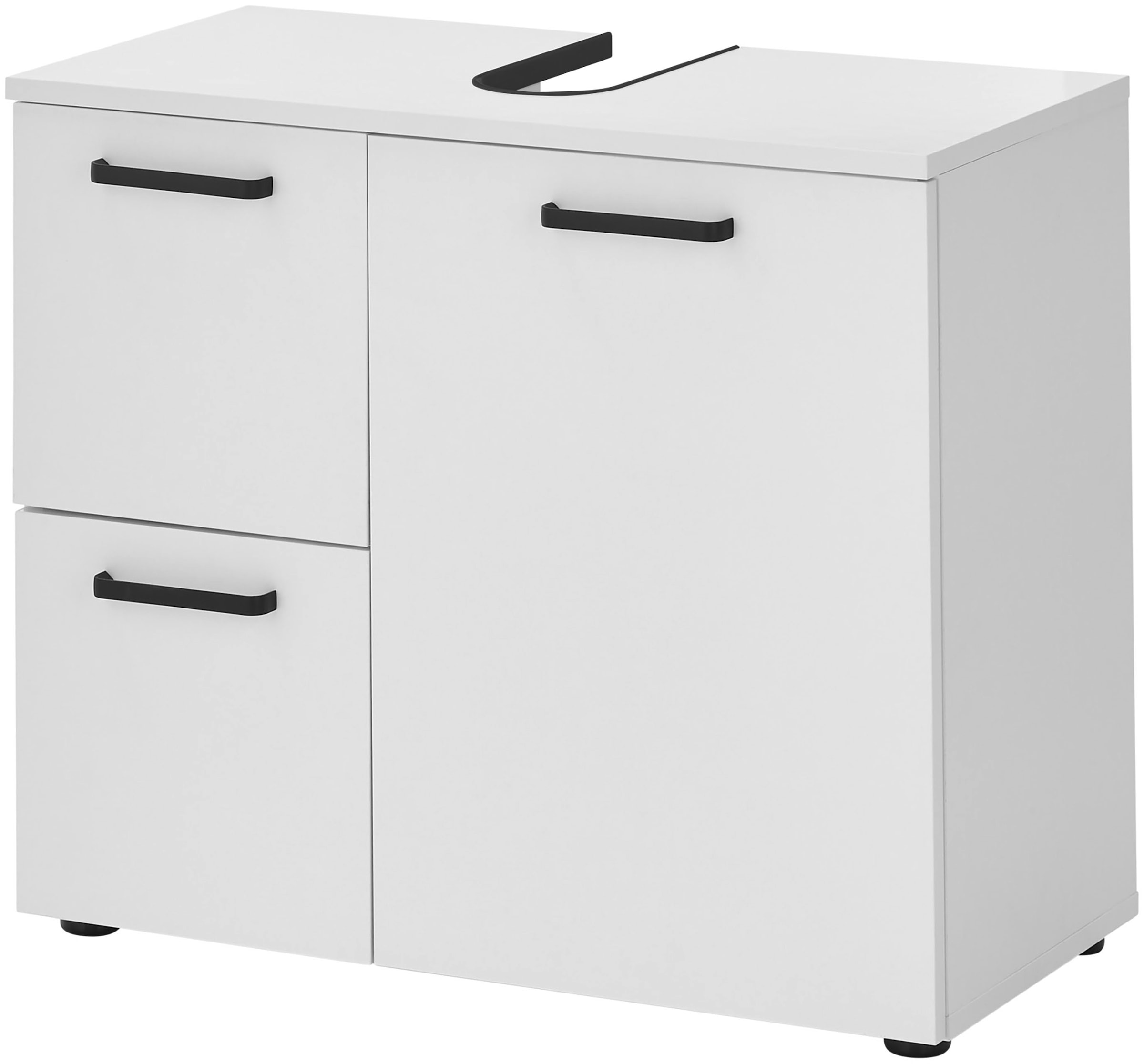 BASIC by Balculina Waschbeckenunterschrank »Vanice, Badezimmerschrank B/H/T 70x60x35cm« 1 Stk. tlg. Breite 70cm, Softclose, FSC-Mix 70%,Made in Europa