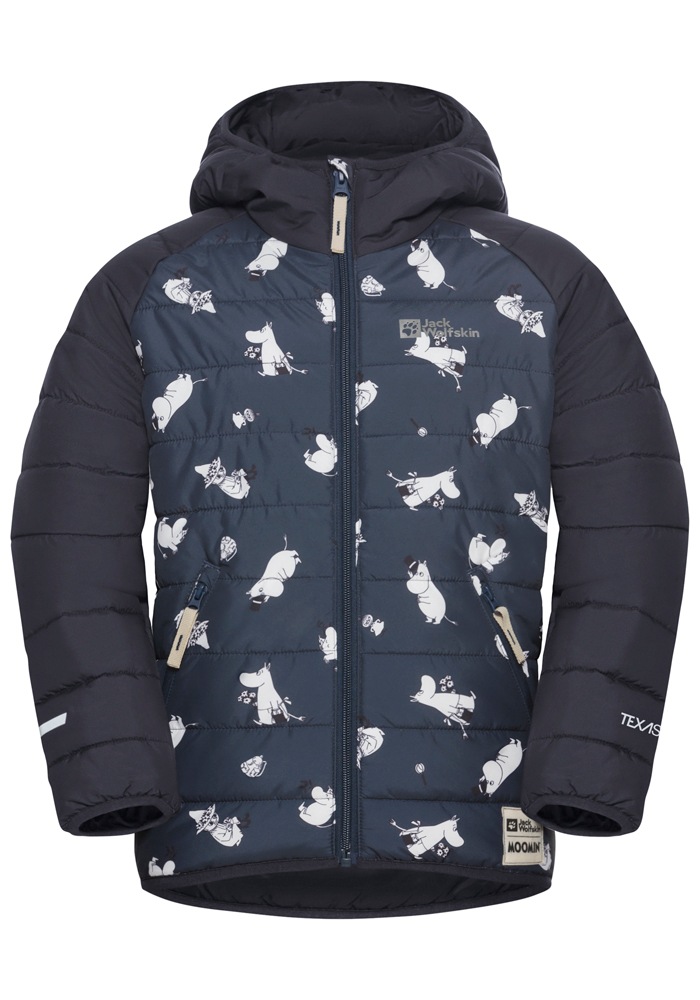 Jack Wolfskin Outdoorjacke »MOOMIN INS JACKET K«, mit Kapuze