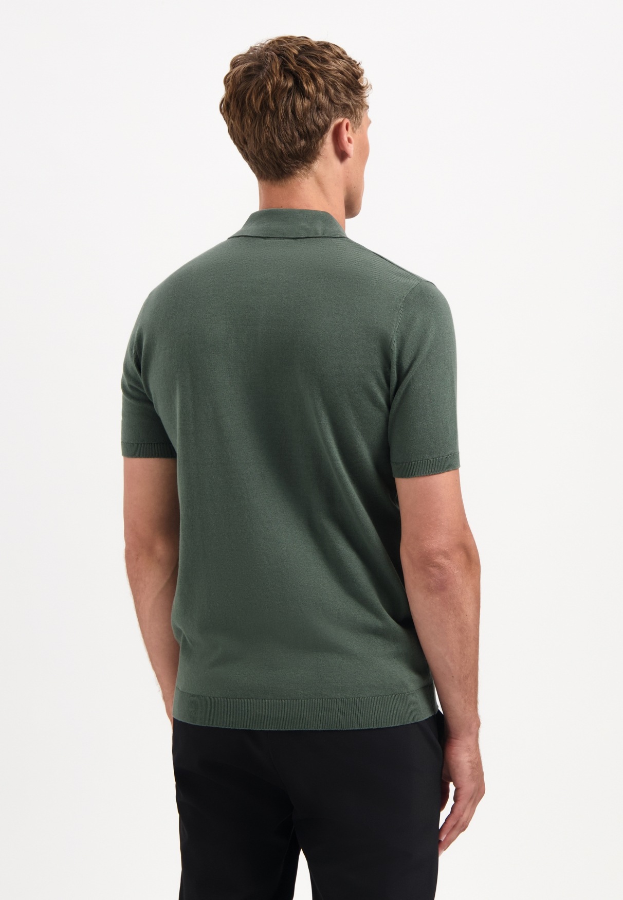 NO EXCESS T-Shirt »No Excess Gestricktes Poloshirt«