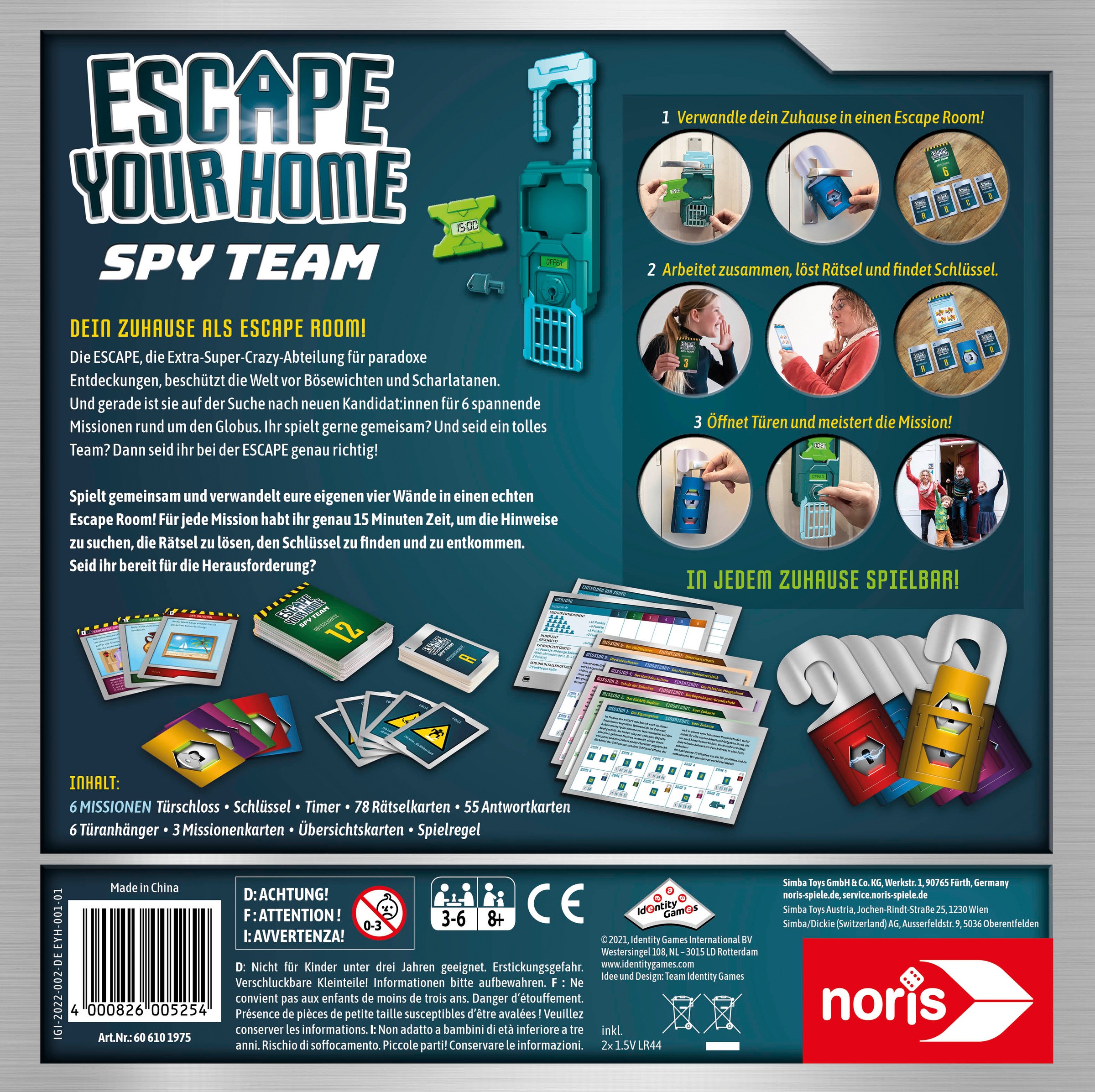 Noris Spiel »Escape your Home«
