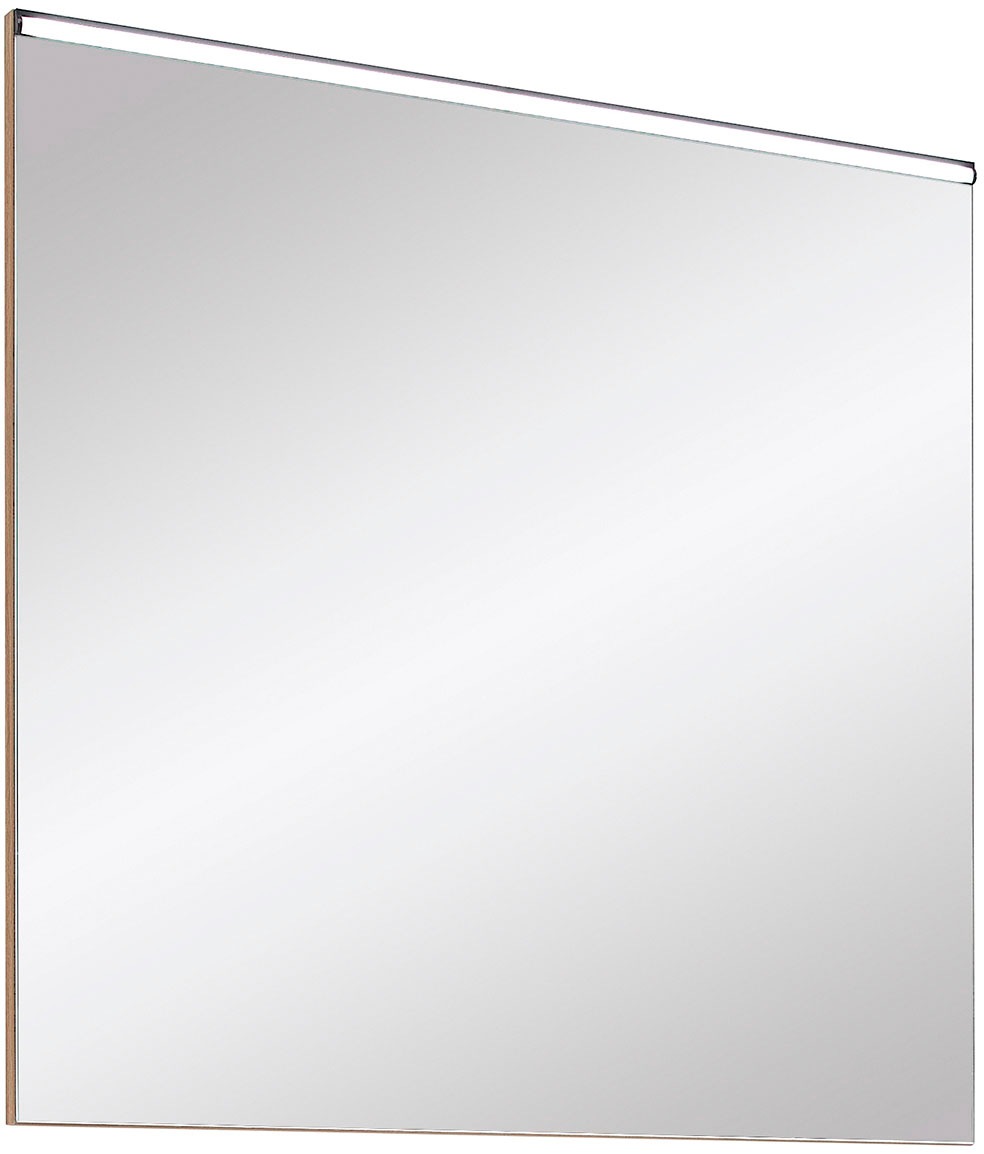 Saphir Badmöbel-Set »Quickset 395 2-teilig, Keramik-Aufsatzbecken mit LED-Spiegel«, (4 St.), Waschplatz 73 cm breit, 2 Schubladen, Waschtischplatte, Bad-Set