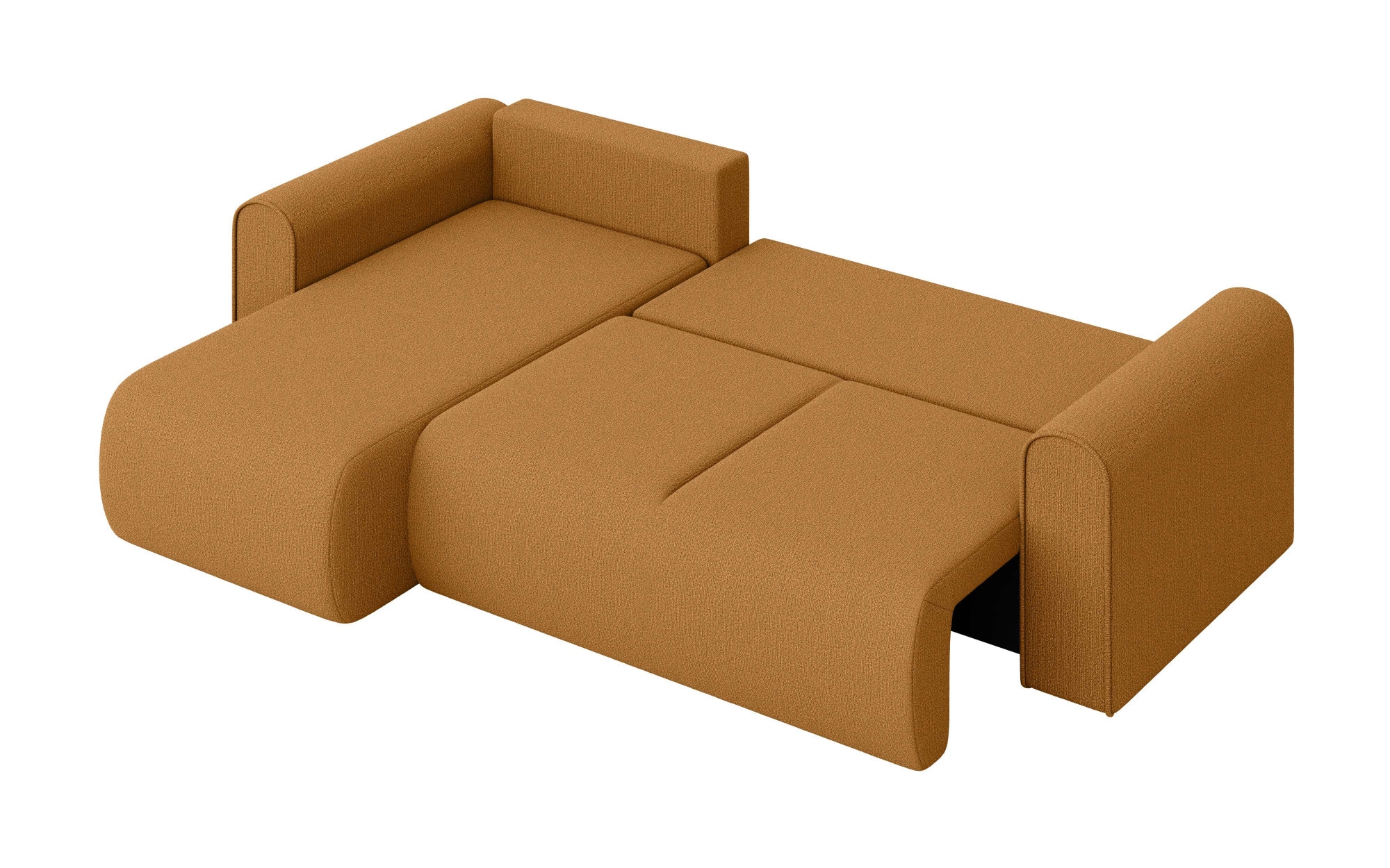 INOSIGN Ecksofa »Zacharia wahlweise Schlafsofa mit Bettkasten, B/T/H 250/166/86 cm«, L-Form mit Wellenunterfederung, Recamiere beidseitig montierbar