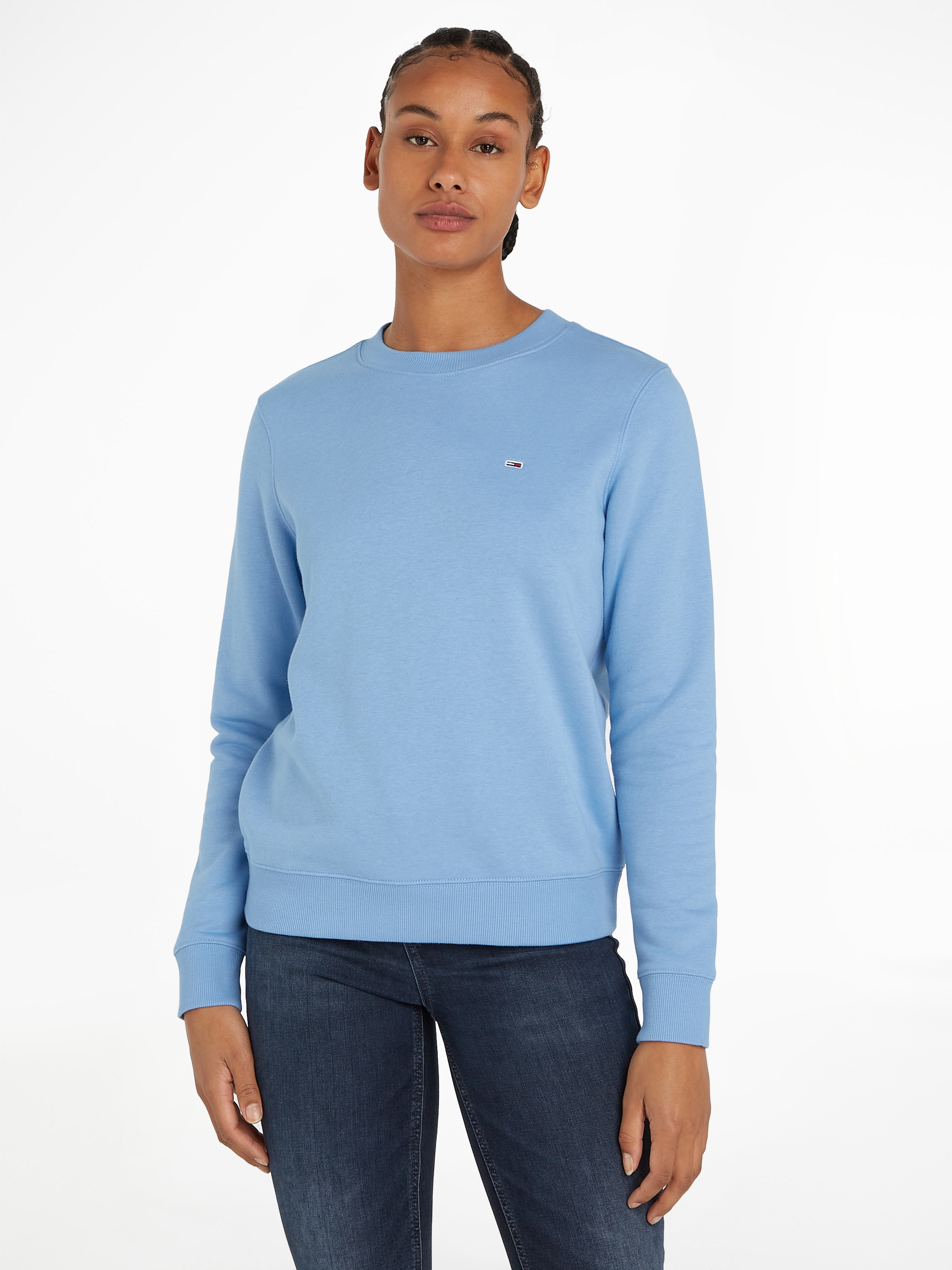 Tommy Jeans Sweatshirt »TJW REG S FLAG CREW«, mit Tommy Jeans Logo-Flag auf der Brust