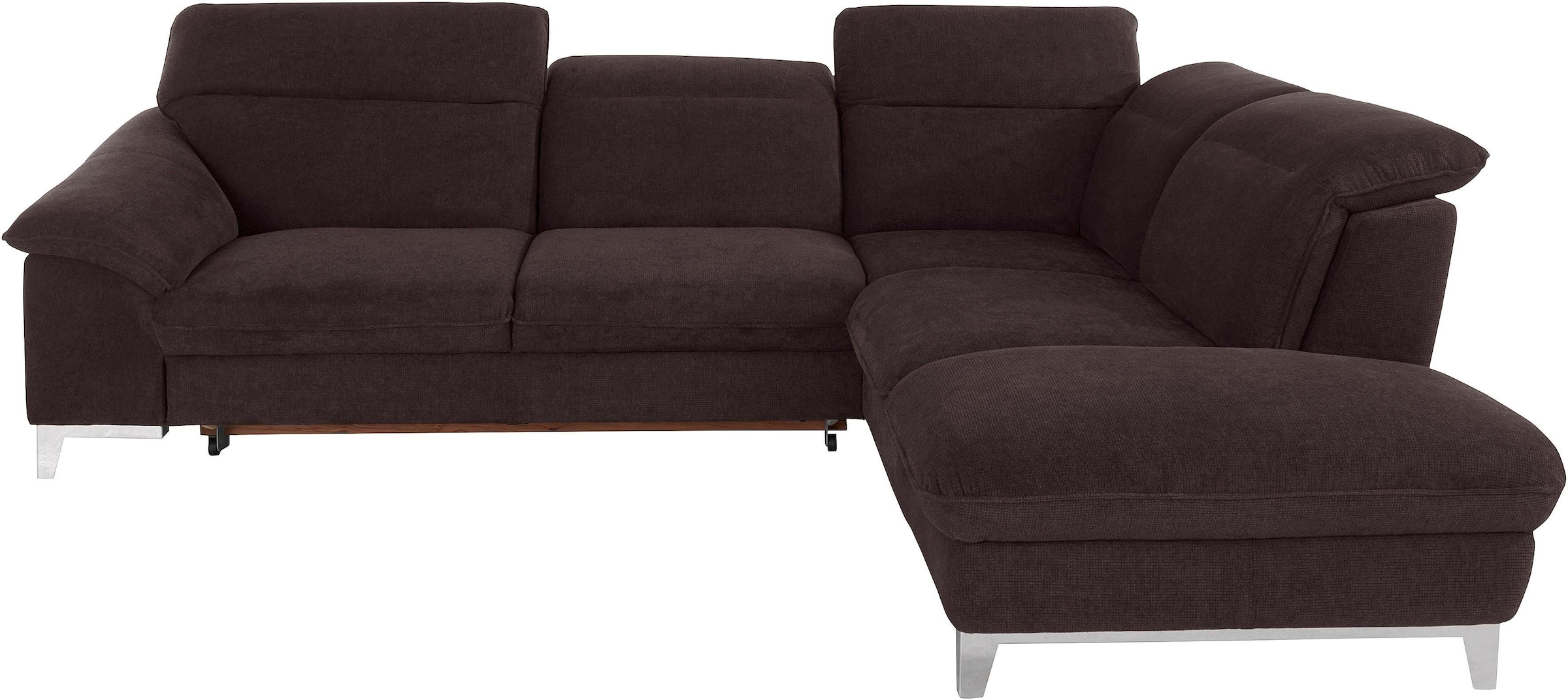 COTTA Polstergarnitur »Teresa L-Form« Set, Set bestehend aus: Ecksofa mit K günstig online kaufen