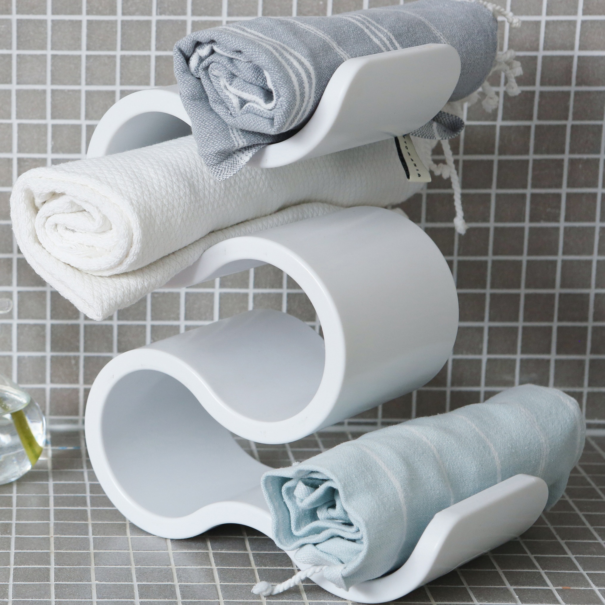 KOZIOL Weinflaschenhalter »Regal BOA«, 100% recycelbar