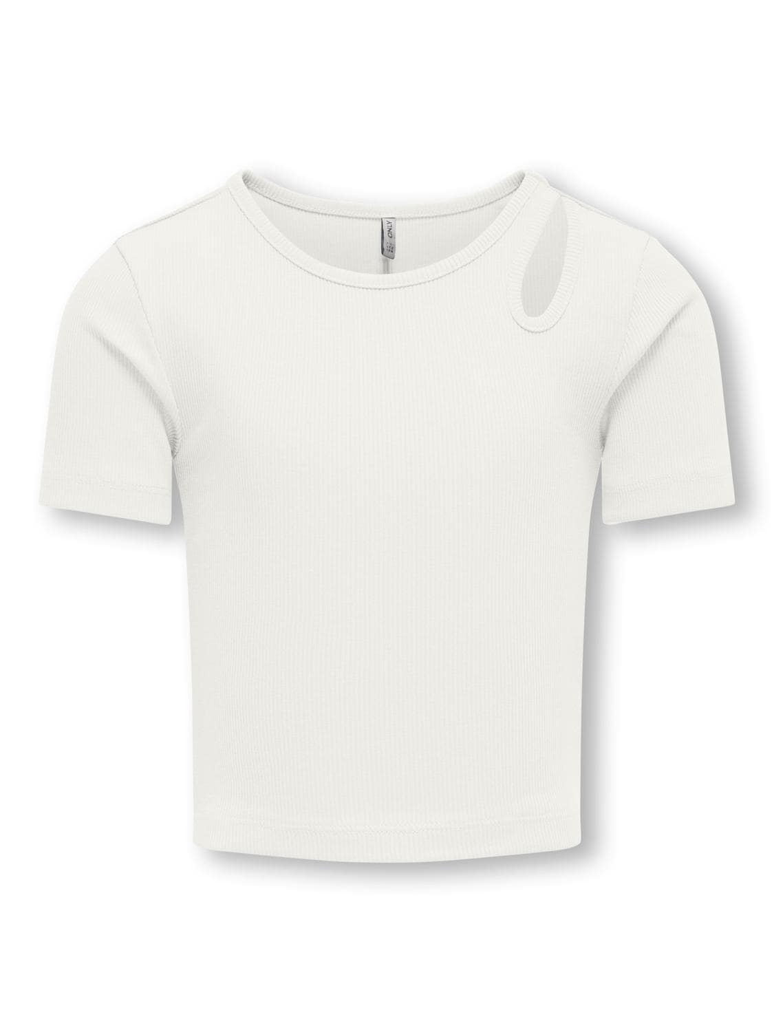 KIDS ONLY Kurzarmshirt »KOGNESSA S/S CUT OUT TOP BOX JRS NOOS« mit tollem cut-out an der linken Schulter