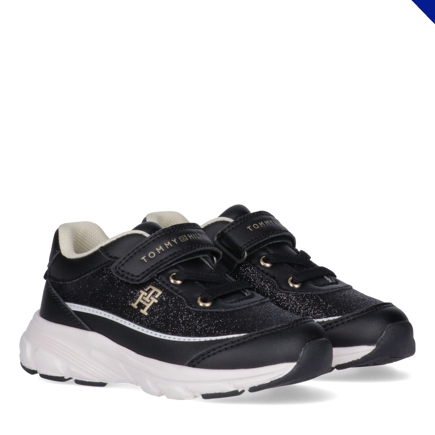 Tommy Hilfiger Sneaker  Freizeitschuh, Halbschuh mit modischem Glitzerbesatz