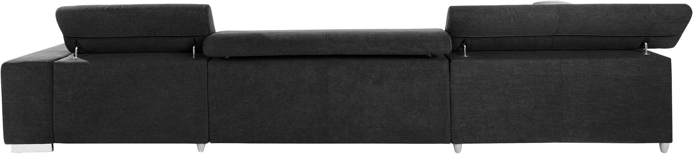 COTTA Wohnlandschaft »Orion U-Form«, mit Kopfteilverstellung & 6 Nierenkissen