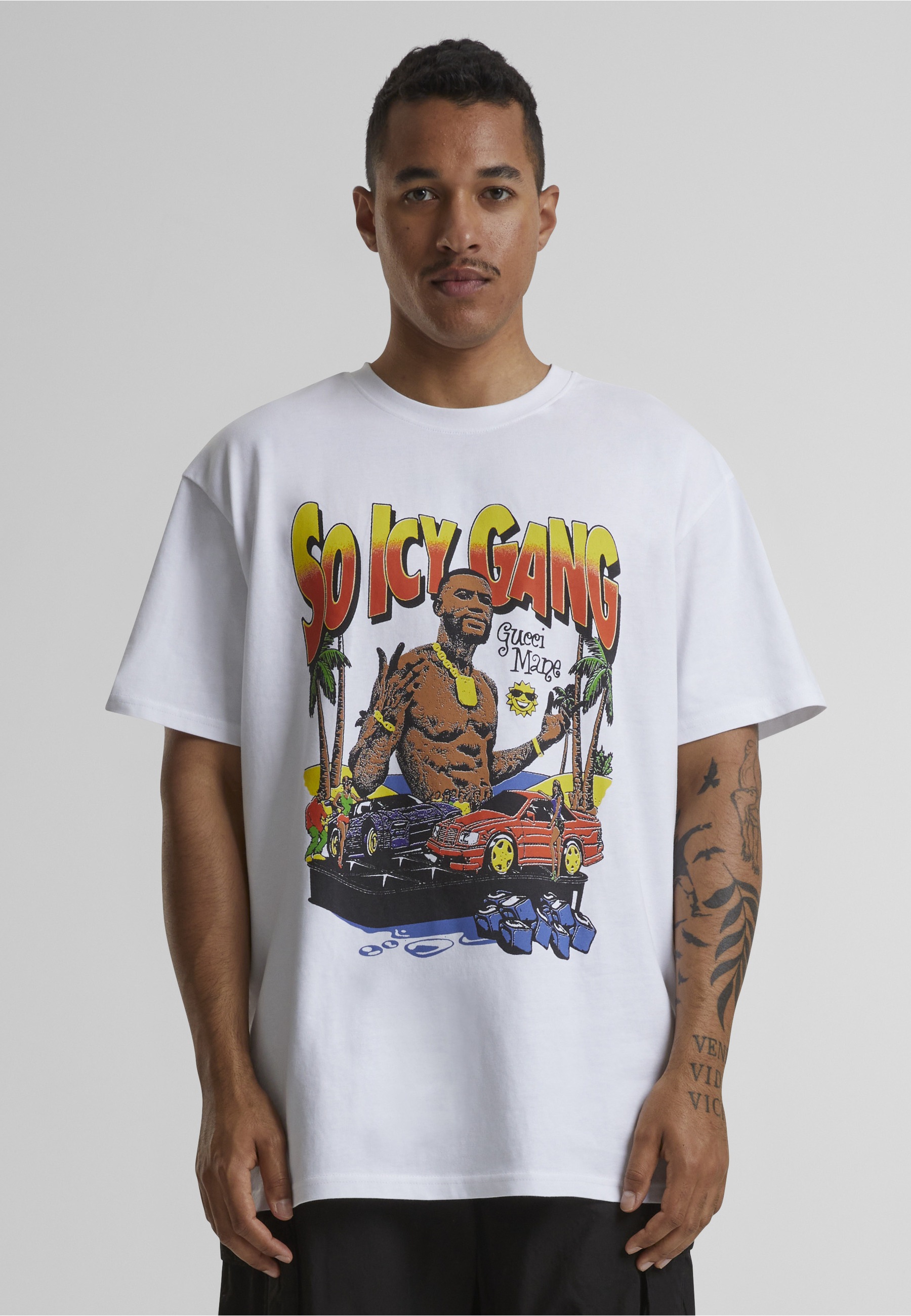 Merchcode T-Shirt »Merchcode Gucci Mane So Icy Oversize Tee« 1 Stk.