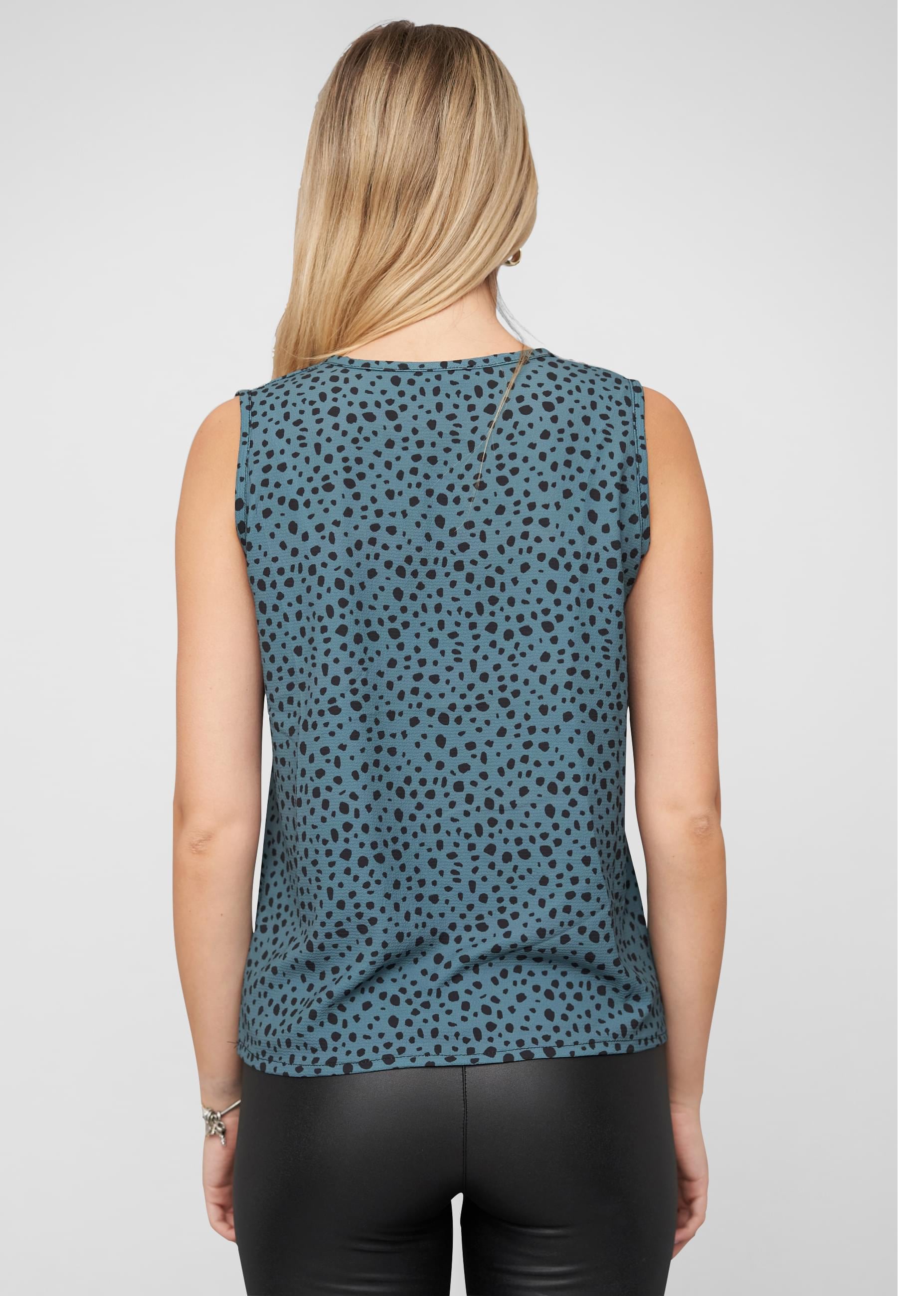 CLOUD 5IVE Muskelshirt »CLOUD 5IVE V-Neck Top with aop animal print« 1 Stk. tlg.