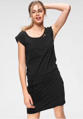 Ragwear Jerseykleid »PENELOPE«, mit Kordelzug und kontrastiven Zierperlen-Besatz kaufen