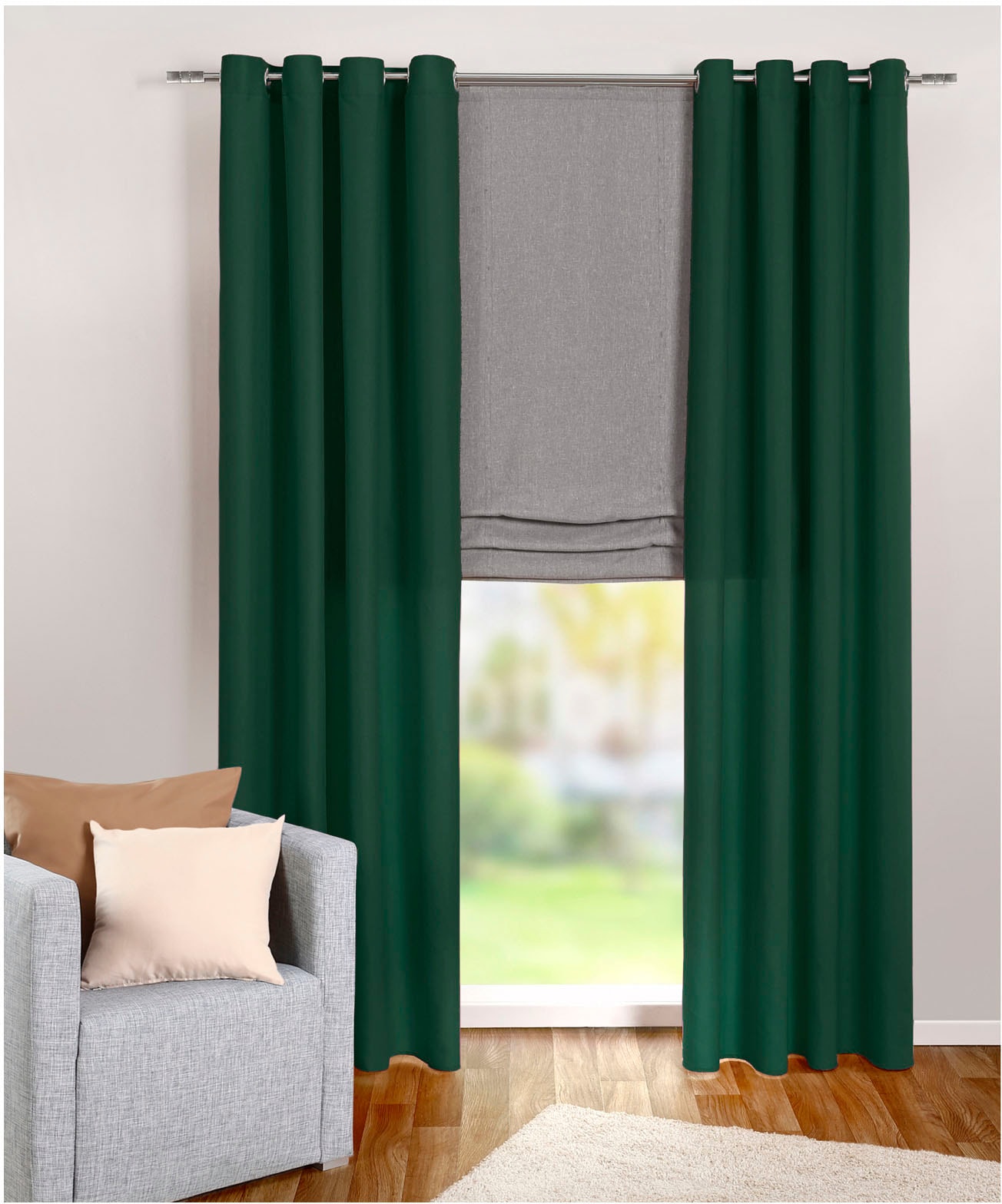 Weckbrodt Vorhang »Vito«, (1 St.), Microvelour, blickdicht, Unifarben, Gard günstig online kaufen