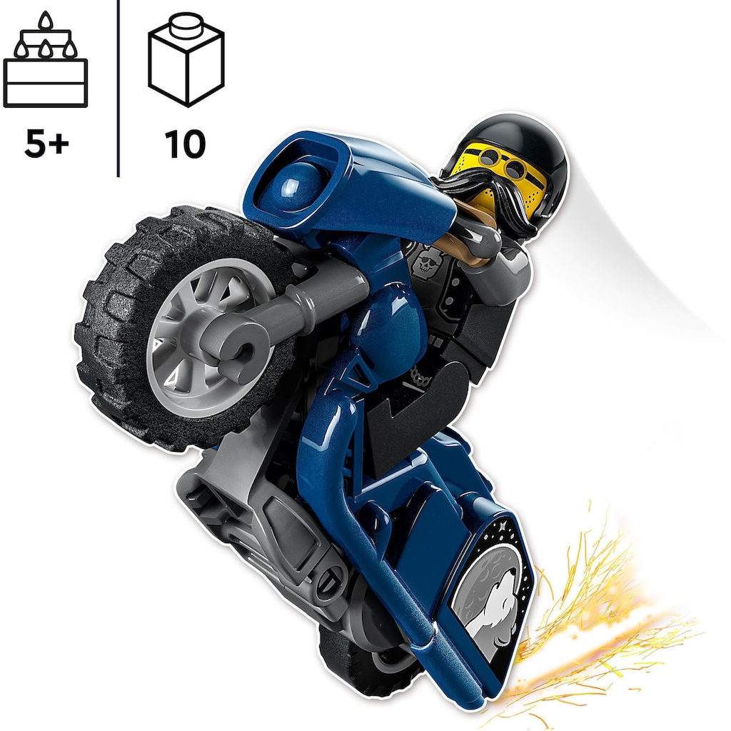 LEGO® Konstruktionsspielsteine »Cruiser-Stuntbike (60331), LEGO® City Stuntz«, (10 St.)