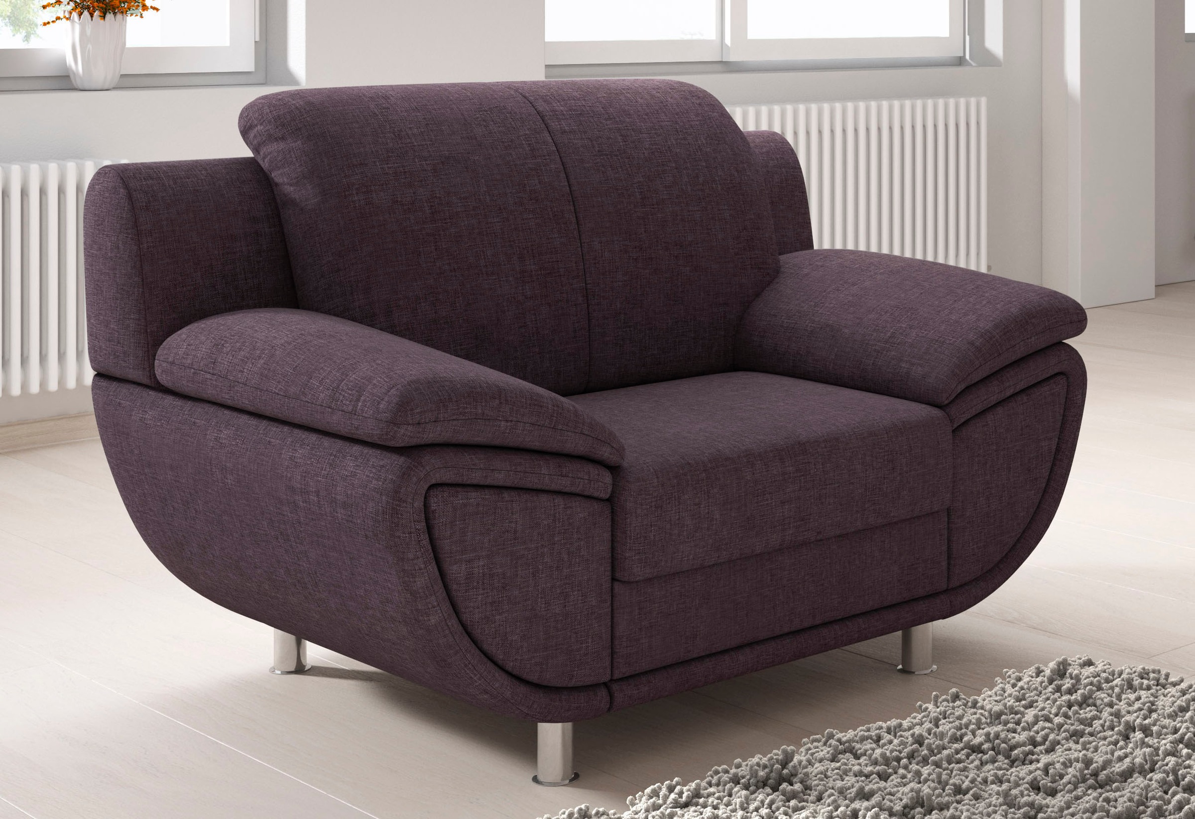 TRENDMANUFAKTUR Sessel »Rondo II, Loungesessel zeitlos und bequem«, wahlwei günstig online kaufen