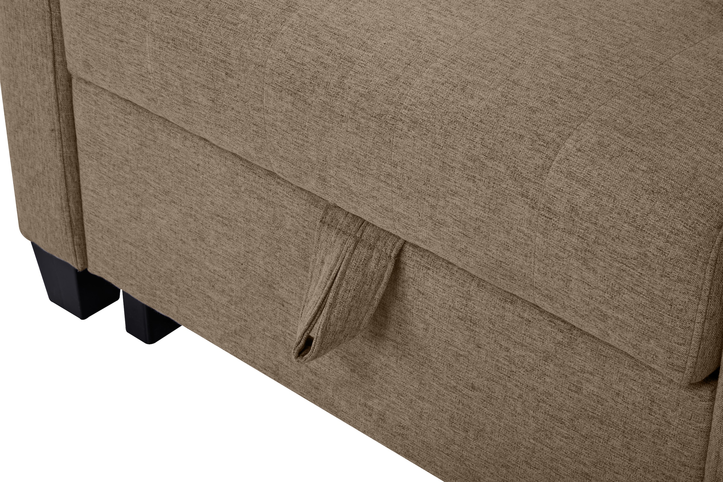 OTTO home Sessel »TYLLI, 91 cm, wandelbar zum Gästebett, Schlafliege, klappbar« verstellbarer Rückenlehne, Klappmechanismus, Webstoff