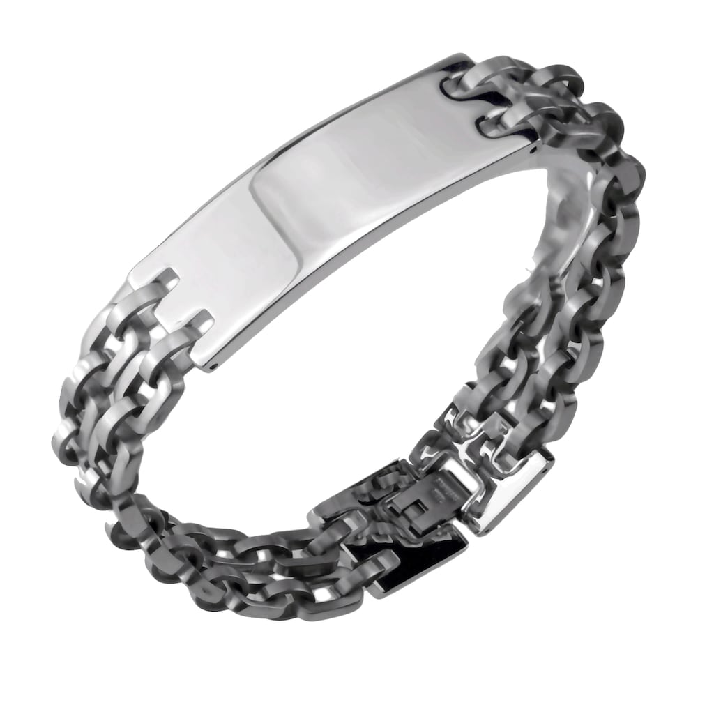 Firetti Armband »Schmuck Geschenk, Armkette ID-Platte, Phantasiekette«