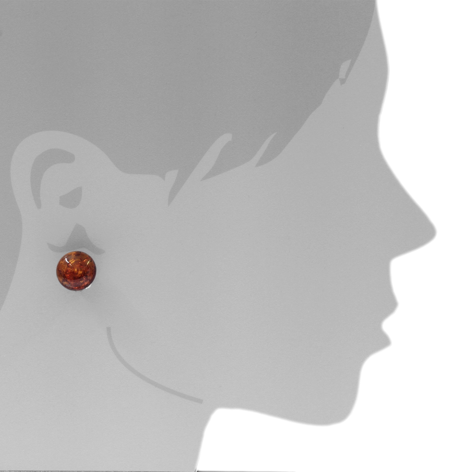 OSTSEE-SCHMUCK Paar Ohrclips »Ostsee-Schmuck Ohrclip Klassisch 16 mm Ohrclip Klassisch 16 mm«, (2 tlg.)