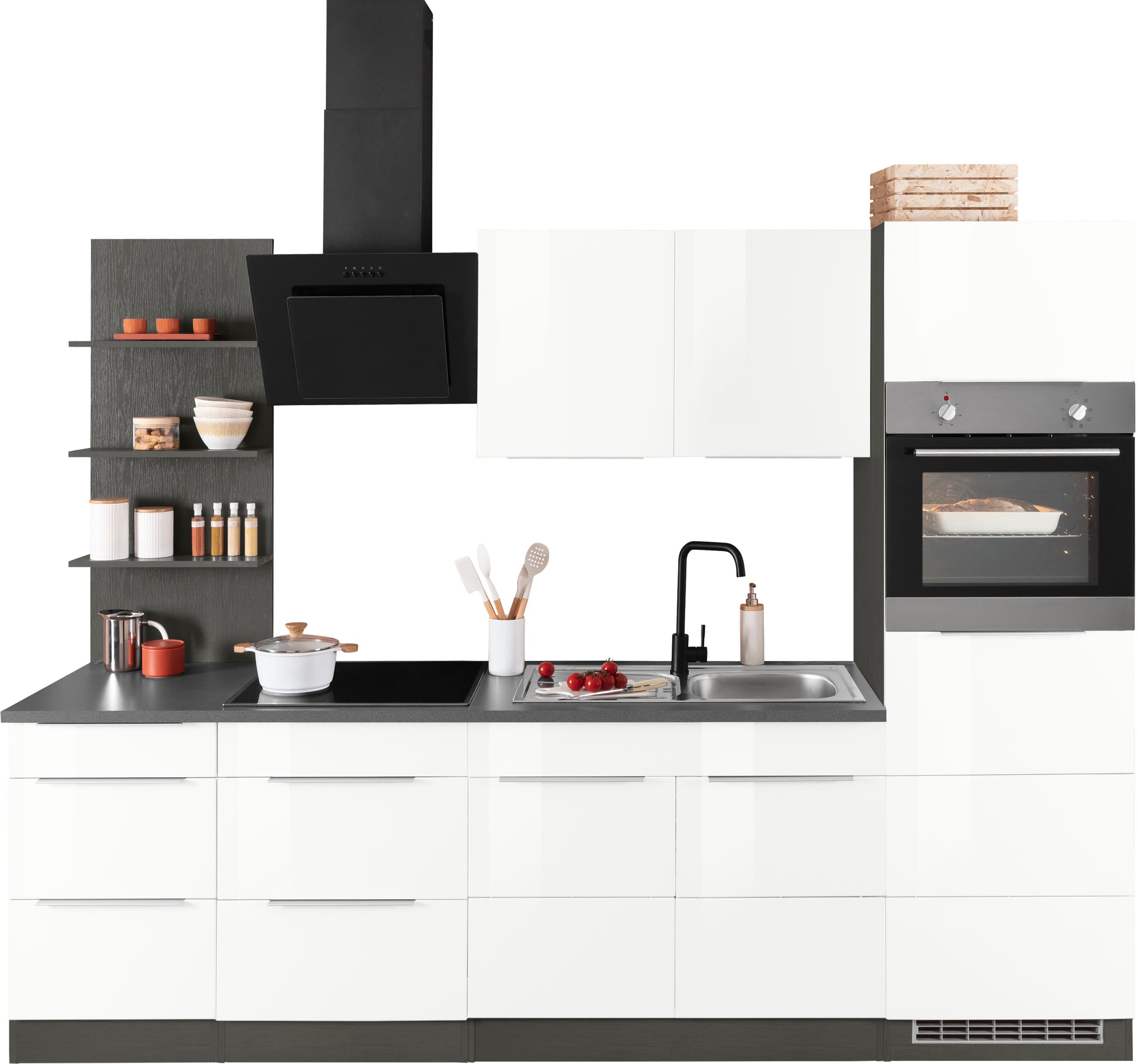 KOCHSTATION Küchenzeile »KS-Brindisi Breite 270 cm«, wahlweise mit E-Geräte günstig online kaufen