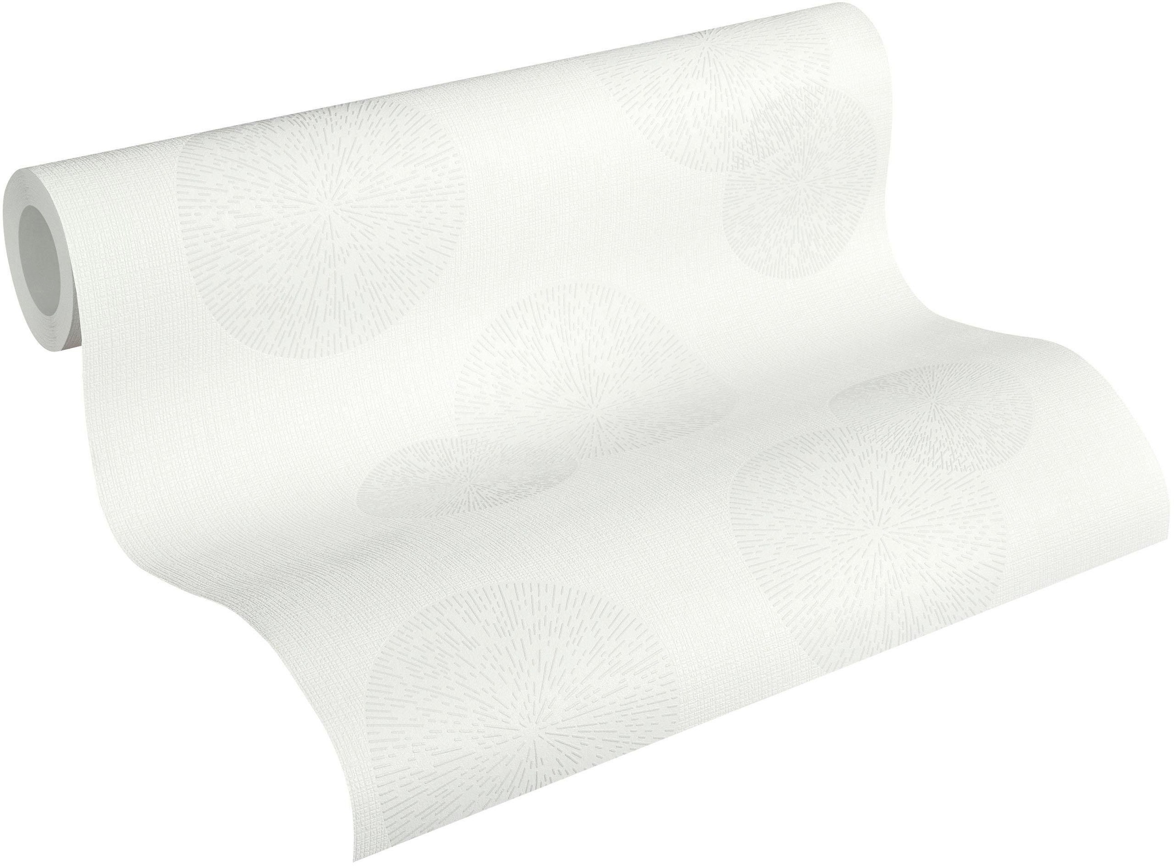 living walls Vliestapete »Happy Spring« gepunktet Grafik Tapete Kreise