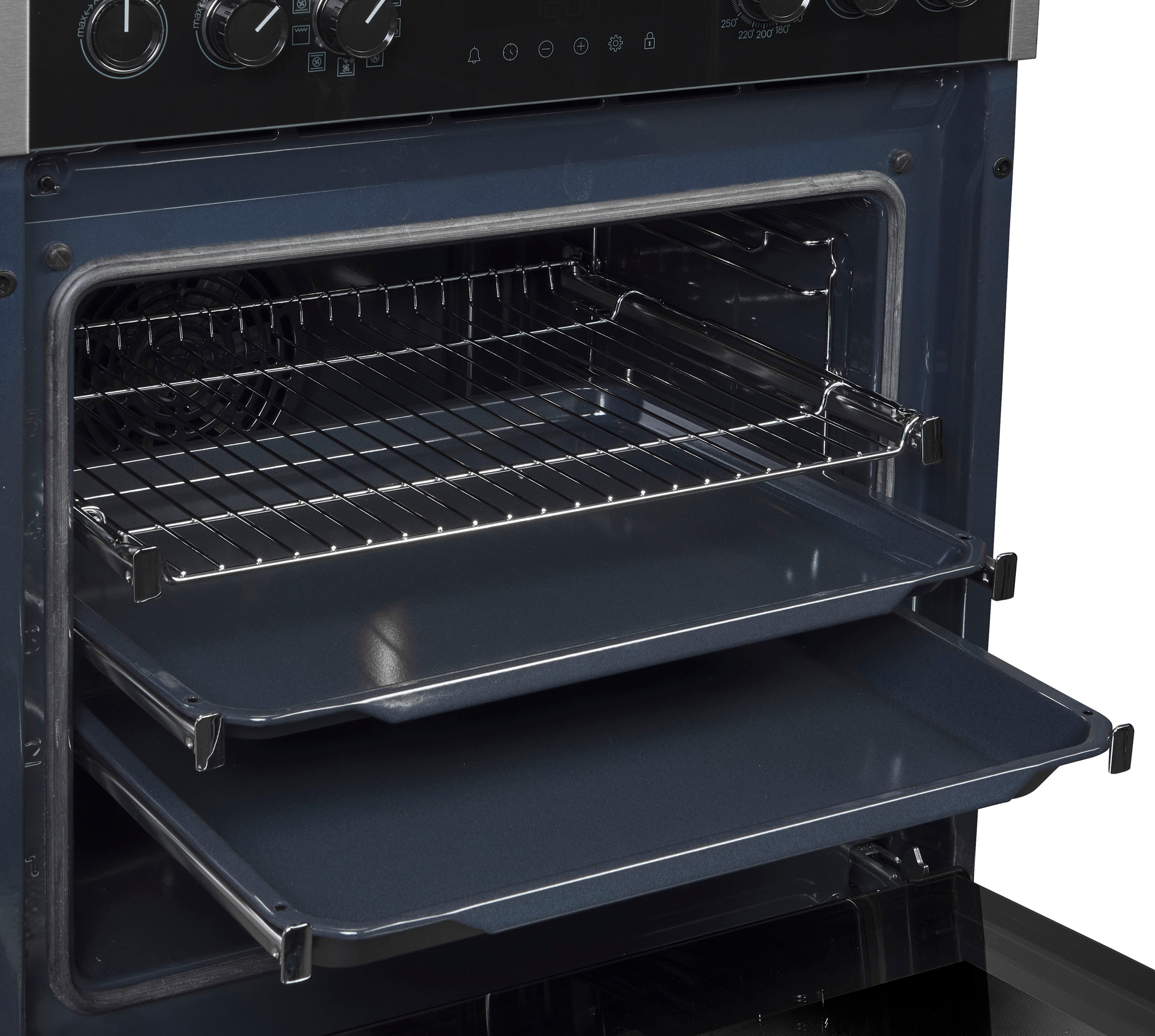 Grundig Induktions Herd-Set »GEHM19320B«, mit 3-fach-Teleskopauszug