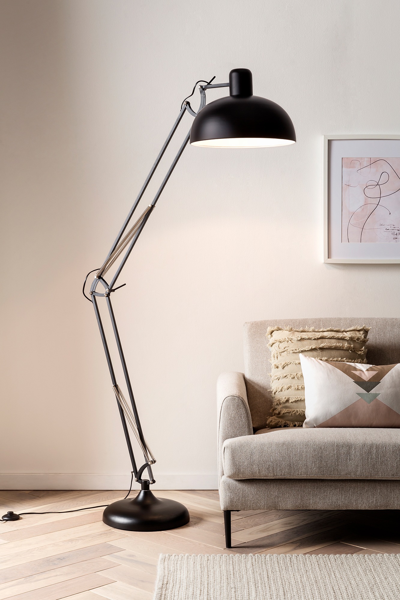 SalesFever Stehlampe »Jack«, 1 flammig, Leuchtmittel E27   ohne Leuchtmitte günstig online kaufen