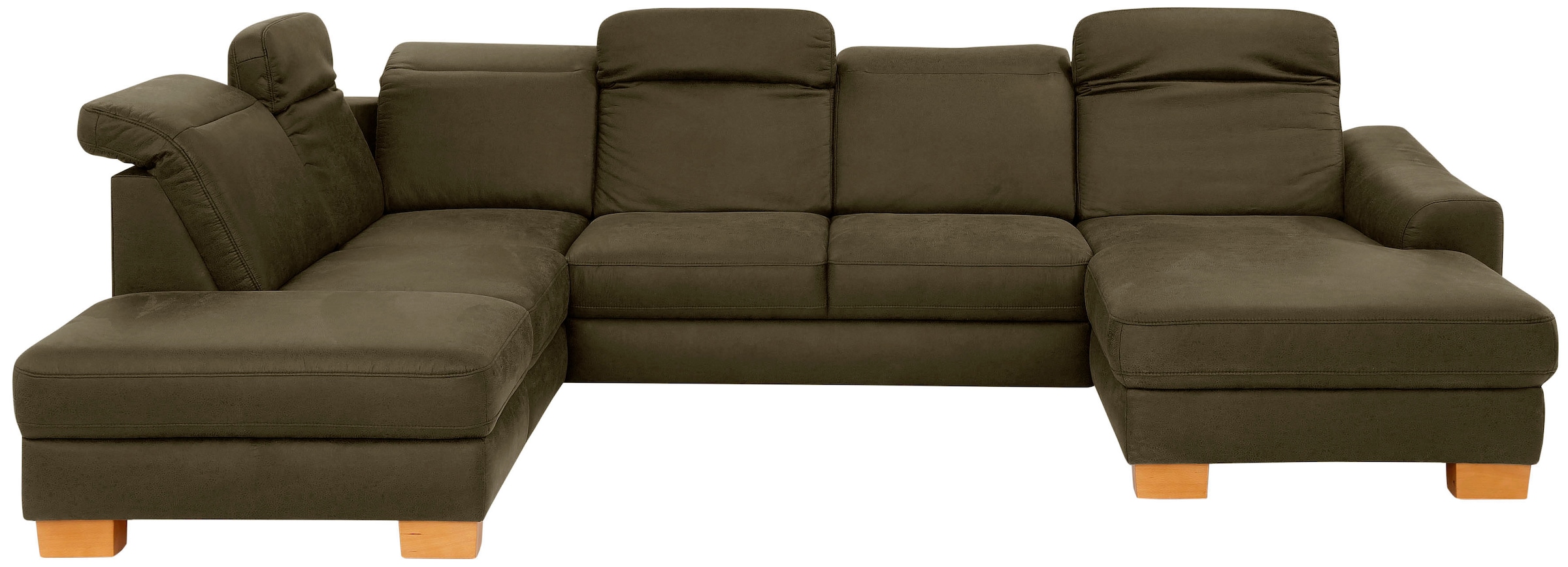 Home affaire Wohnlandschaft »Dundee U-Form« wahlweise mit Kopfteilverstellu günstig online kaufen