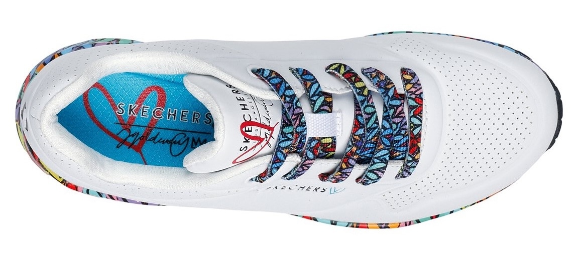 Skechers Sneaker »UNO«  Plateausneaker, Schnürschuh mit Keilabsatz