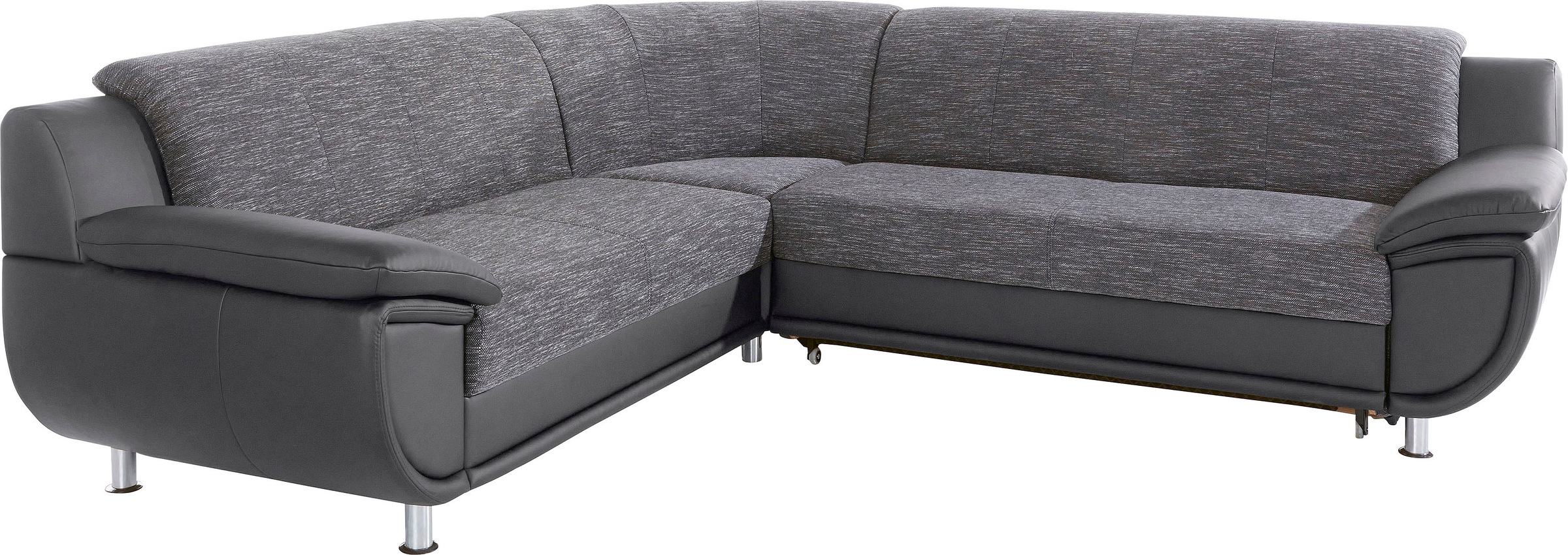 TRENDMANUFAKTUR Ecksofa »Rondo 3, zeitlos und modern, im Materialmix, L-For günstig online kaufen