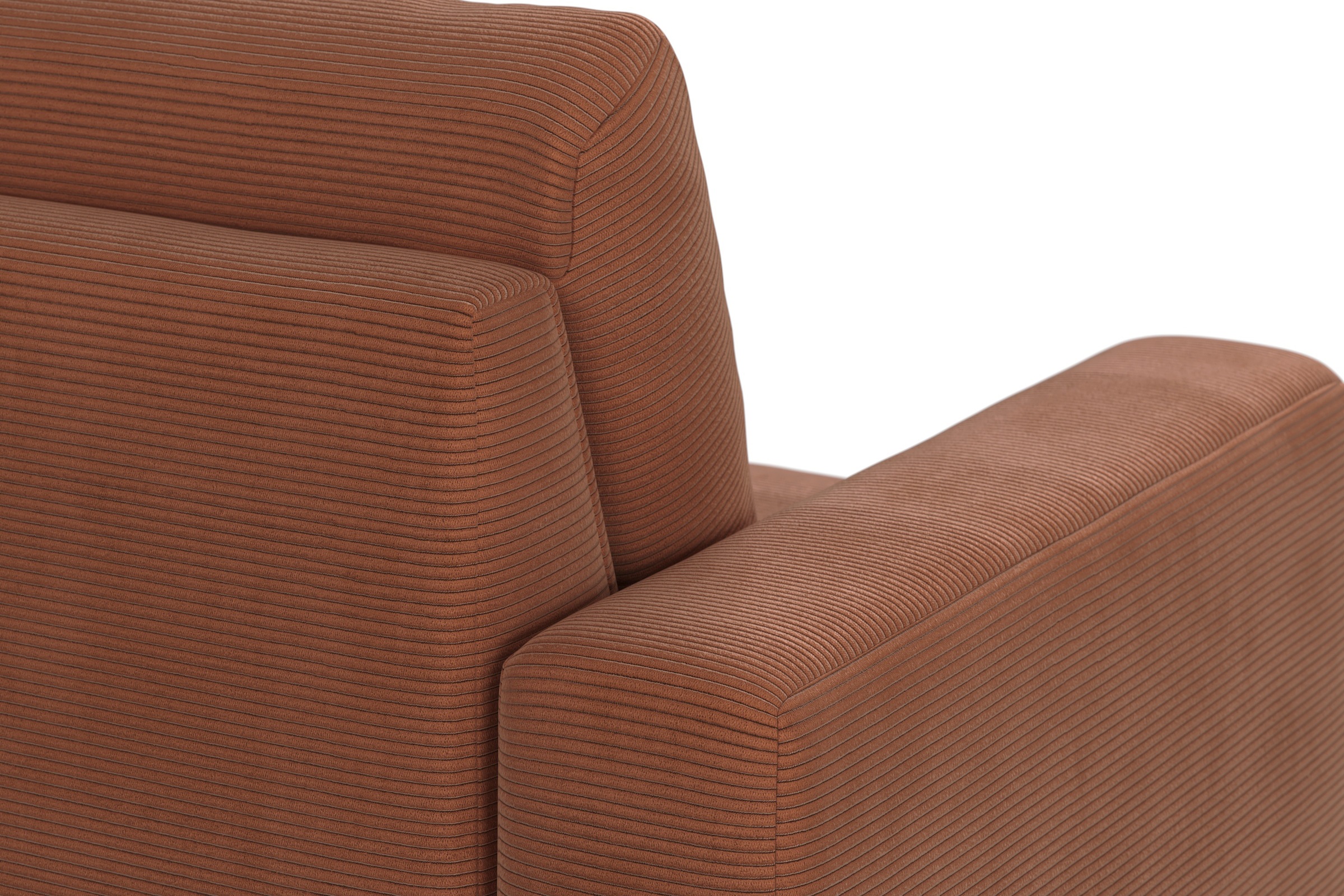 Home affaire Ecksofa »Summer L-Form«, mit Recamiere, mit oder ohne Bettfunktion und Bettkasten, Cord-Bezug