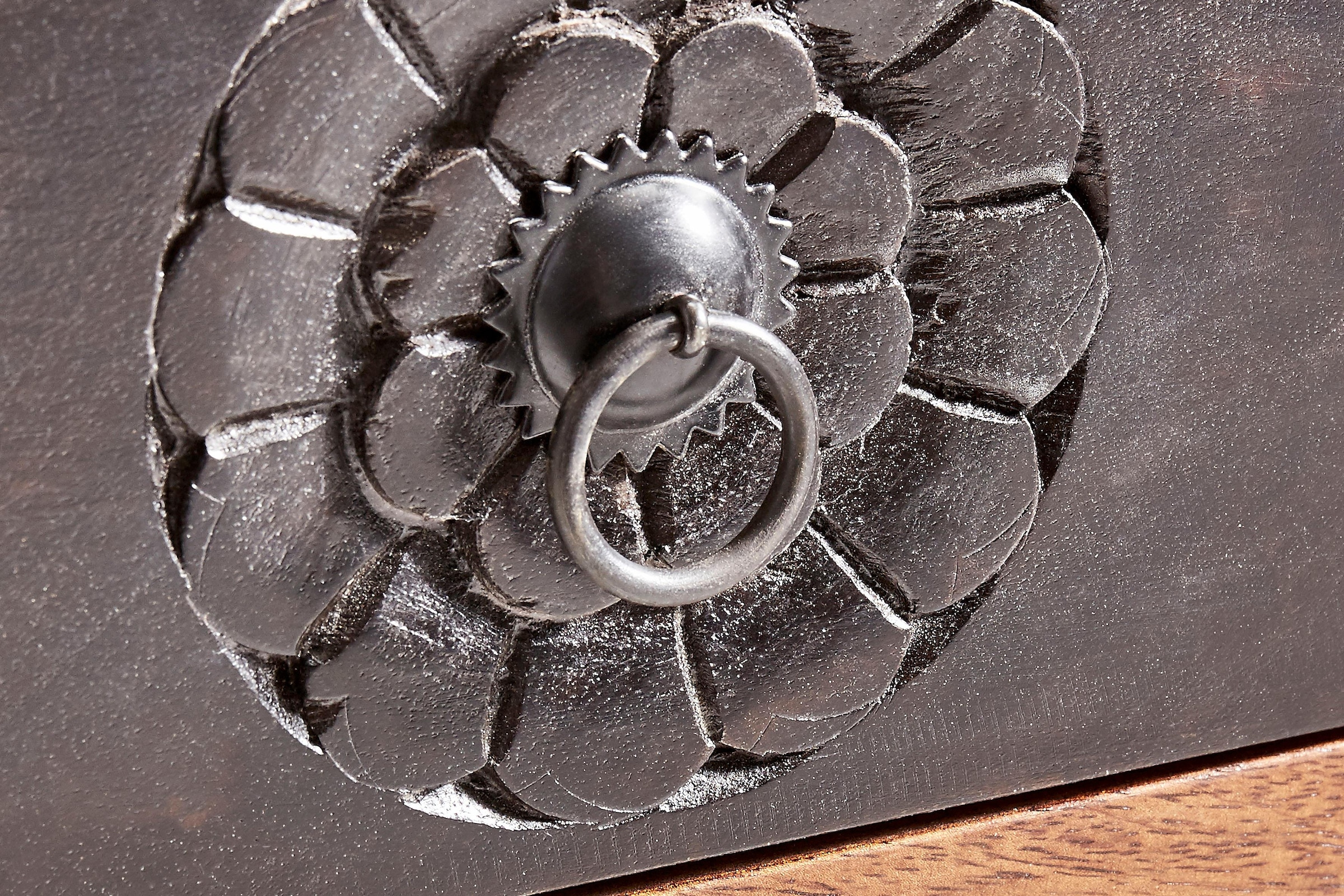 Home affaire Lowboard »Mahar«, Kommode mit Metallfronten, Breite 150 cm